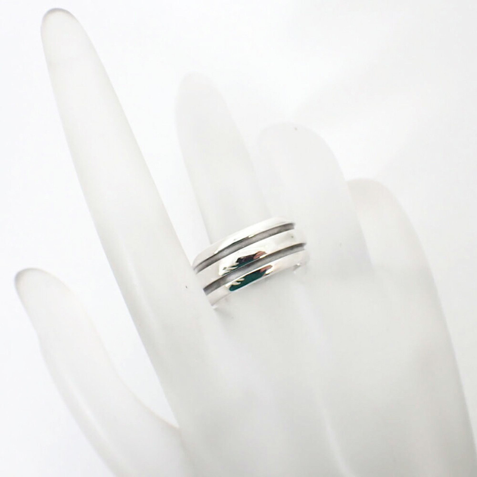 Tiffany & Co. TIFFANY 925 Double Line Ring, Size 13.5 Size ONE SIZE - 4 Thumbnail