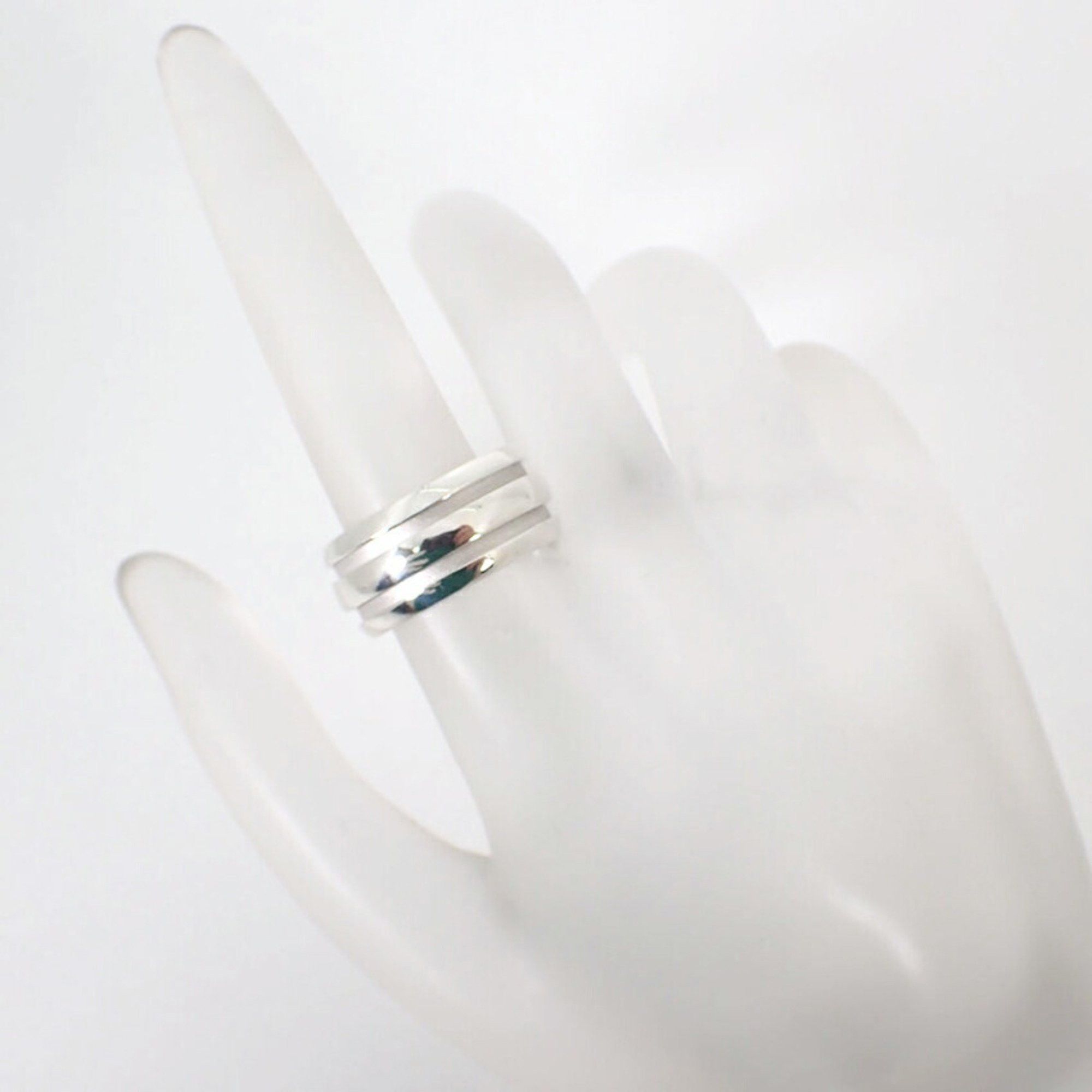 Tiffany & Co. TIFFANY 925 Double Line Ring, Size 10 Size ONE SIZE - 4 Thumbnail