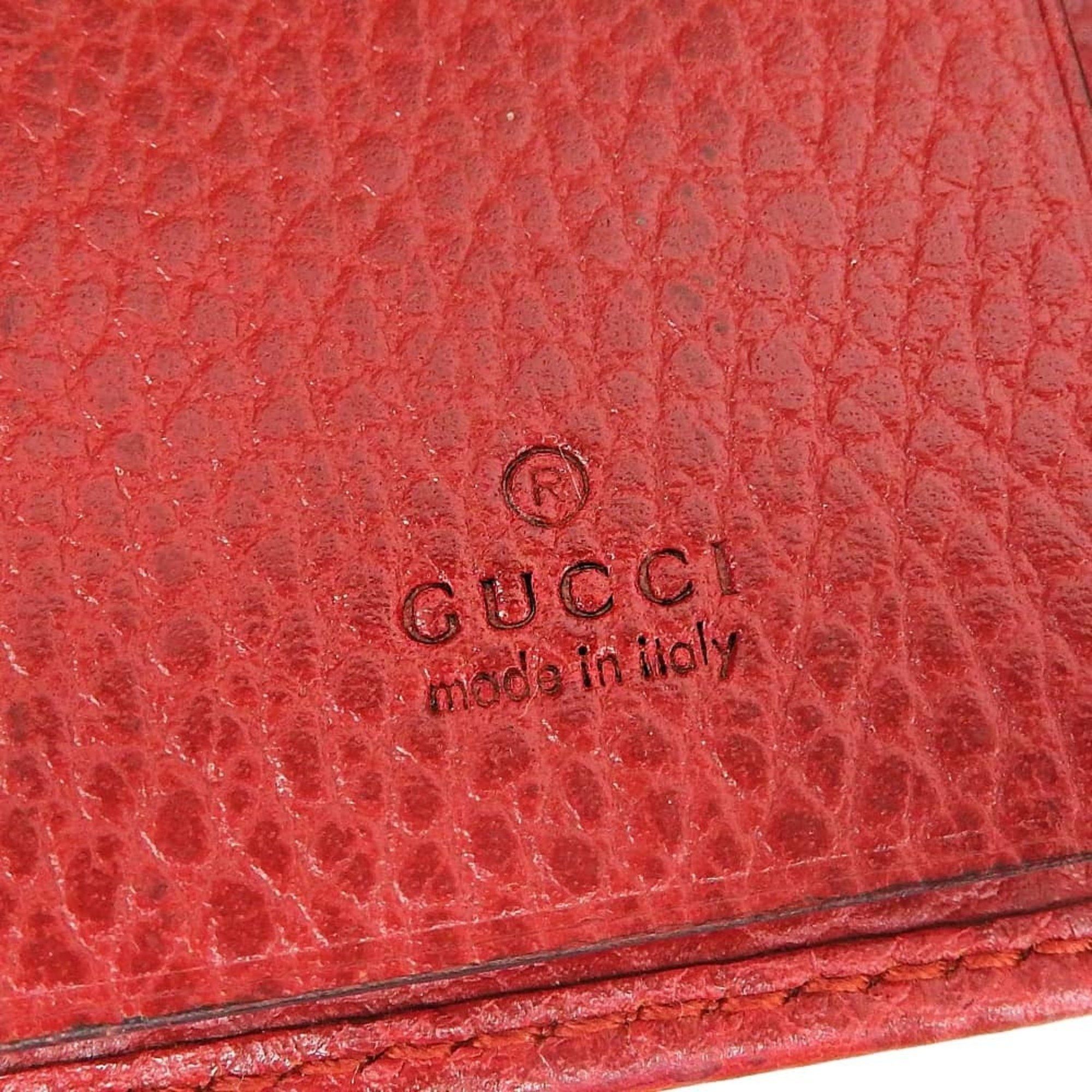 Gucci Gucci GG Marmont Key Case 456118 2149, 6-Key Holder, Leather, Red Size ONE SIZE - 7 Thumbnail
