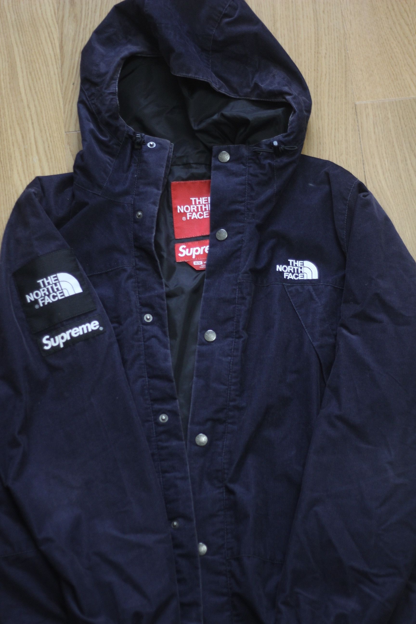 Supreme Supreme The North Face Corduroy Jacket Size M FW12 Navy 