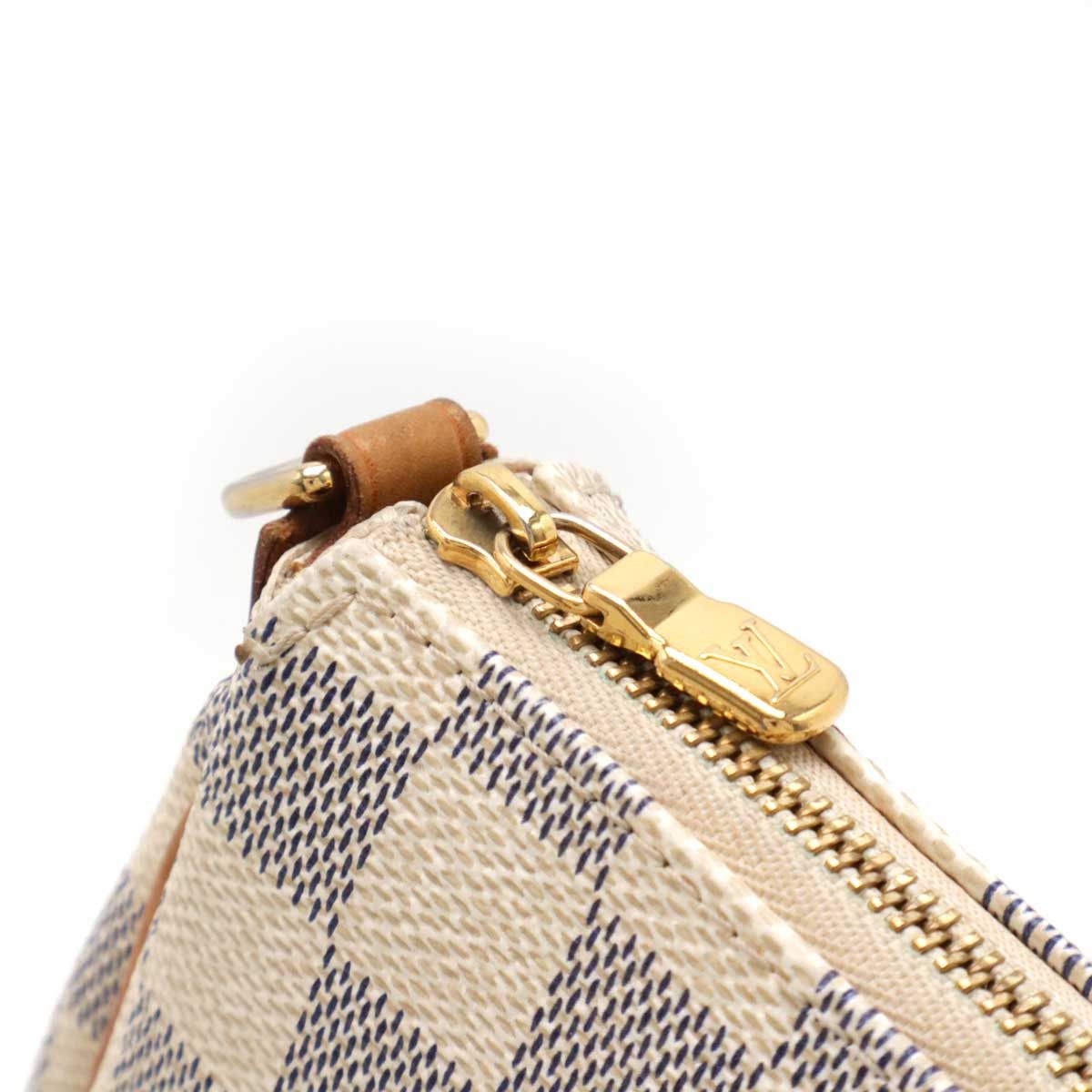 Louis Vuitton Louis Vuitton Louis Vuitton Damier Azur Eva 2way Chain Bag N55214 Canvas Shoulder Bag N55214 DUTY FREE for USA Size ONE SIZE - 5 Thumbnail