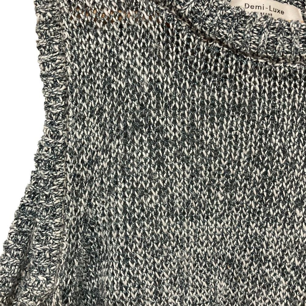 Other Other Demi-Luxe BEAMS Linen Silk Knit Vest Natural Material Tops DUTY FREE for USA Size ONE SIZE - 3 Thumbnail