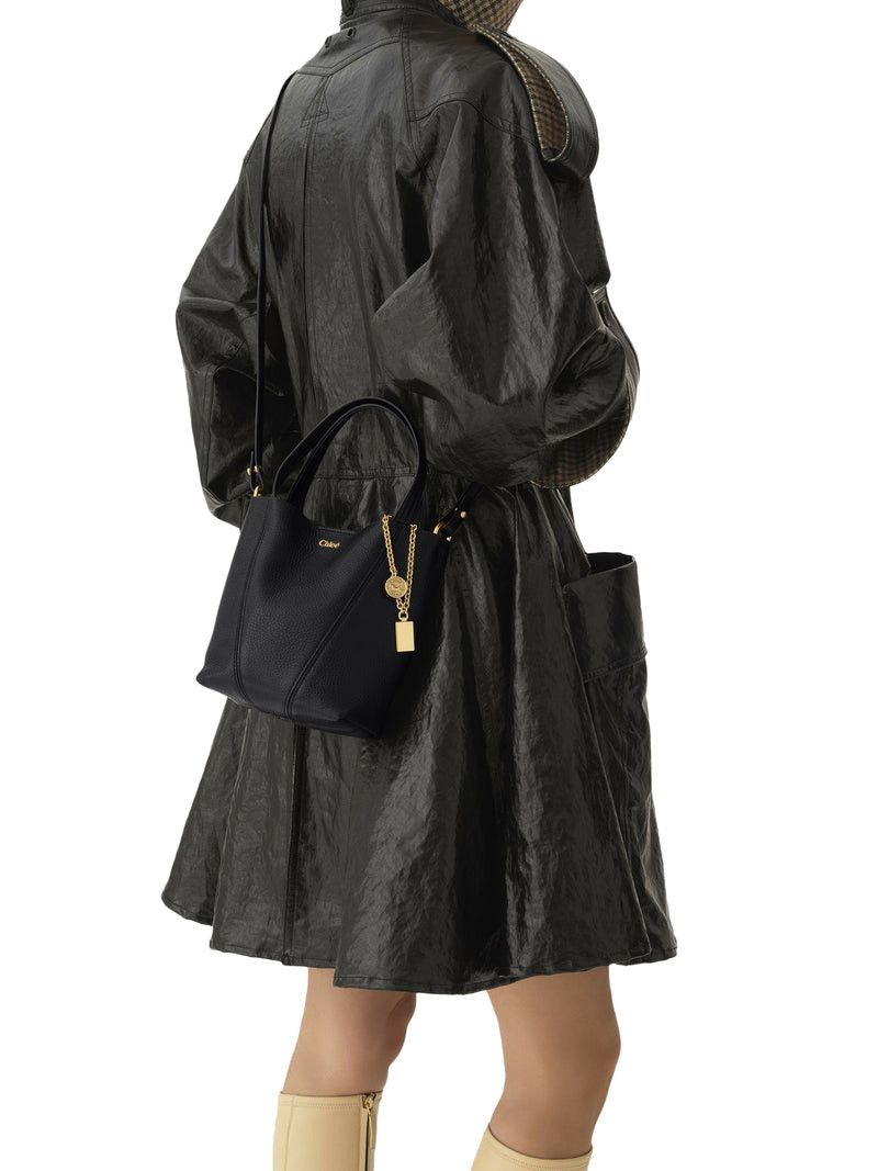 Chloe CHLOÉ SPIN SMALL TOTE BAG IN GRAINY LEATHER Size ONE SIZE - 3 Thumbnail