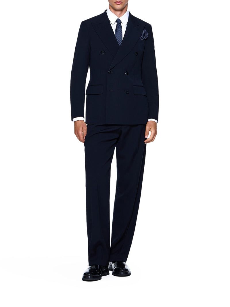 Giorgio Armani ROYAL LINE DOUBLE BREASTED SUIT IN CANNETÉ CREPE WOOL Size US L / EU 52-54 / 3 - 2 Thumbnail