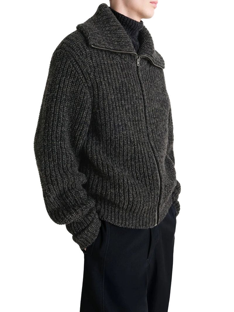 Lemaire ALPACA ZIP-UP CARDIGAN Size US M / EU 48-50 / 2 - 3 Thumbnail