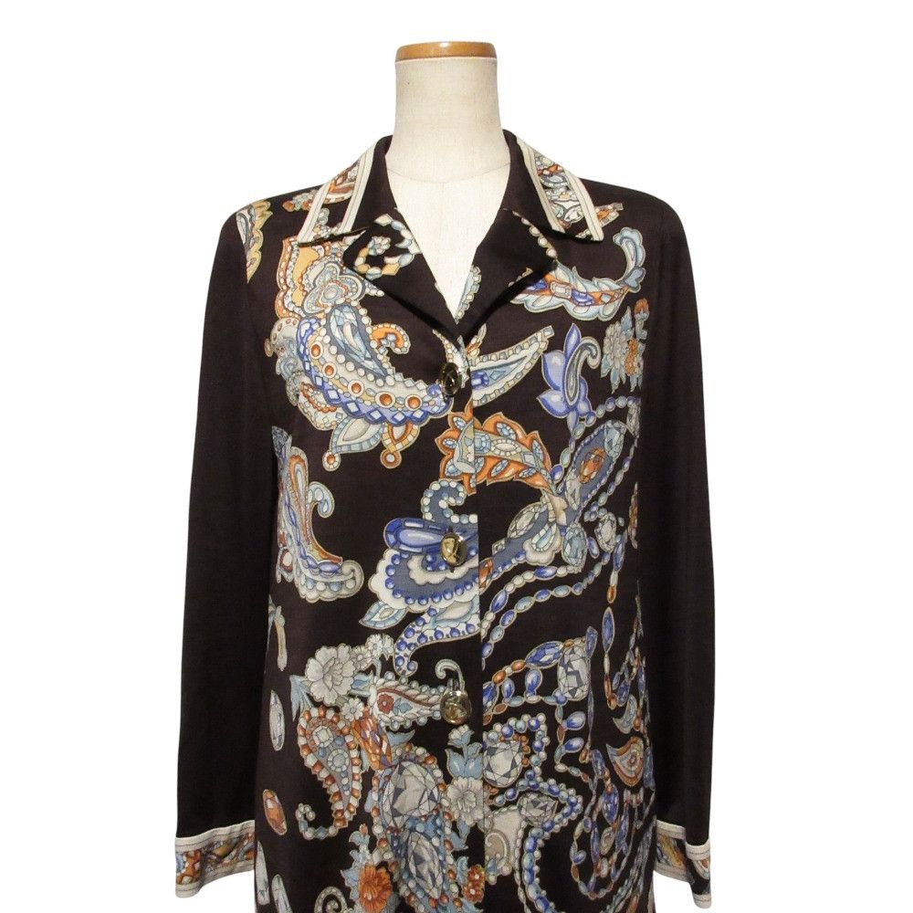 Other Other LEONARD FASHION Wool Silk Long Jacket Others Outerwear DUTY FREE for USA Size ONE SIZE - 3 Thumbnail