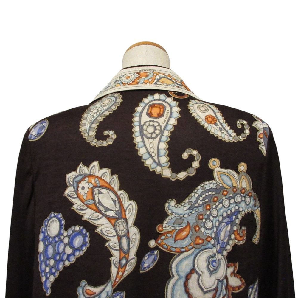Other Other LEONARD FASHION Wool Silk Long Jacket Others Outerwear DUTY FREE for USA Size ONE SIZE - 5 Thumbnail
