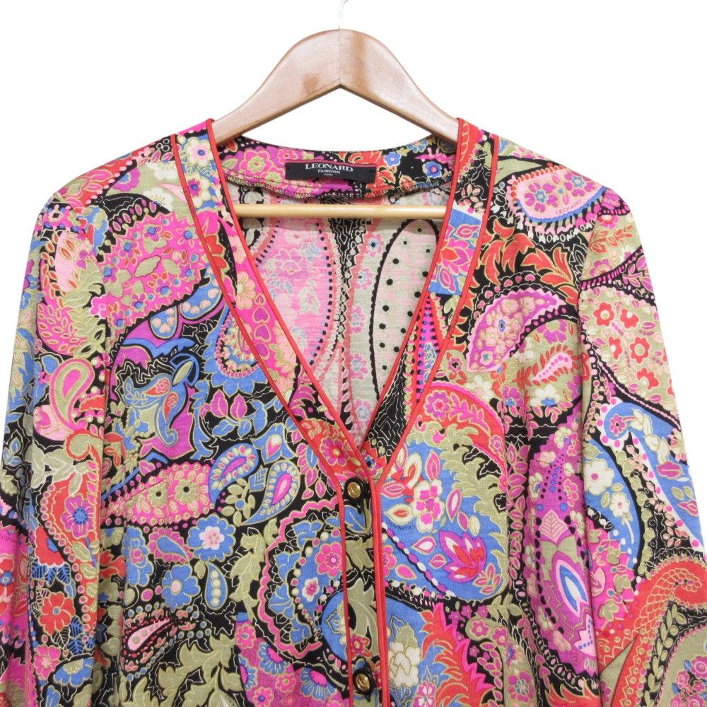 Other Other LEONARD FASHION Wool Silk Long Cardigan Others Outerwear DUTY FREE for USA Size ONE SIZE - 3 Thumbnail