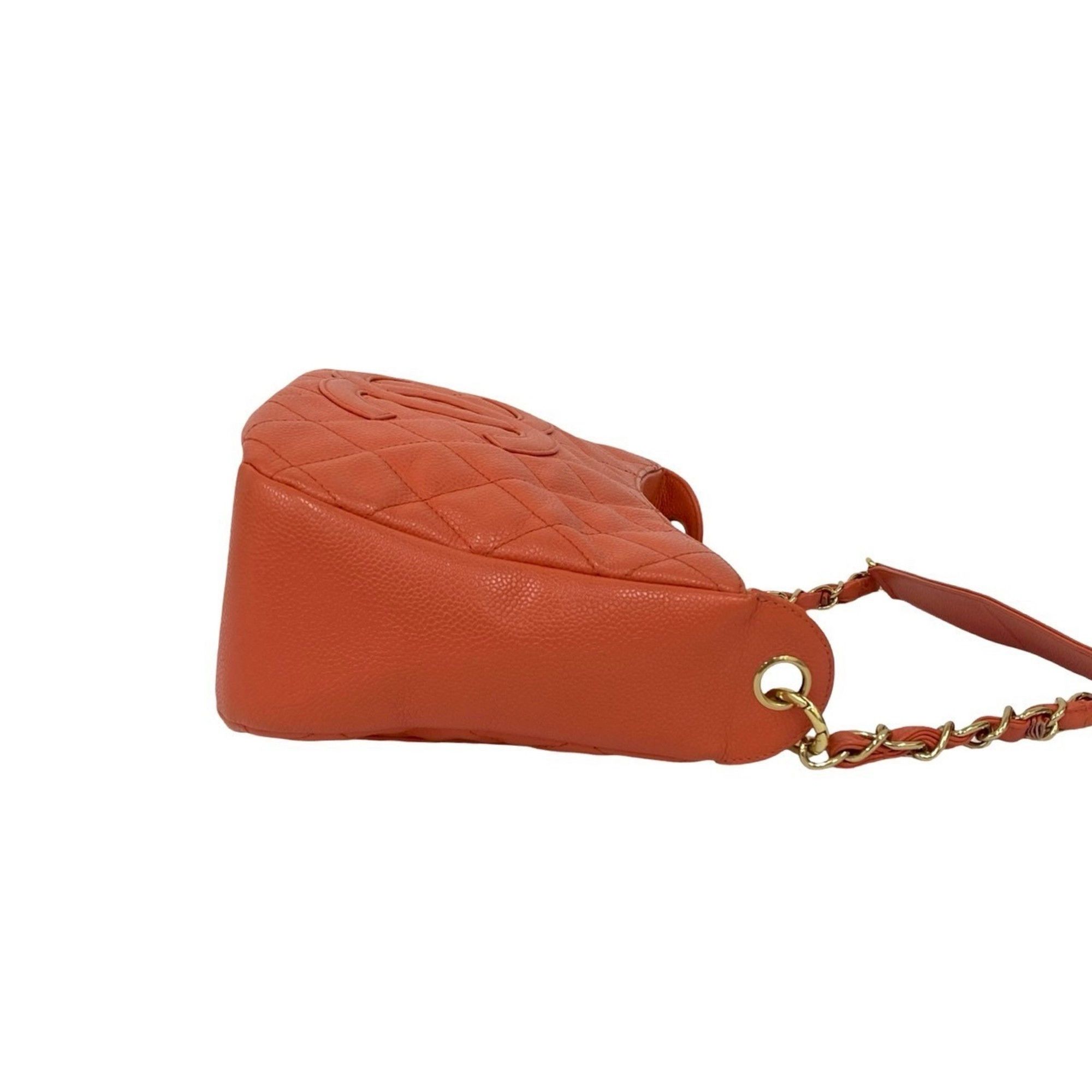 Chanel CHANEL Matelasse Coco Mark Caviar Skin Semi-One Shoulder Bag/Handbag, Pink, 21321 Size ONE SIZE - 6 Thumbnail