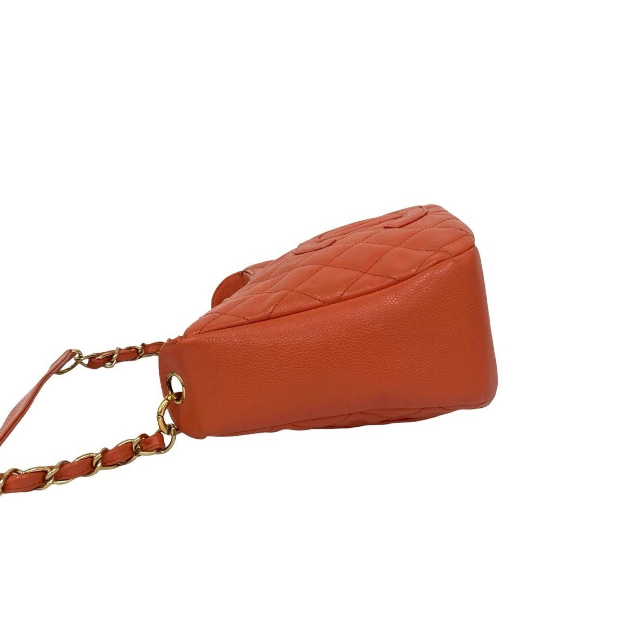 Chanel CHANEL Matelasse Coco Mark Caviar Skin Semi-One Shoulder Bag/Handbag, Pink, 21321 Size ONE SIZE - 5 Thumbnail