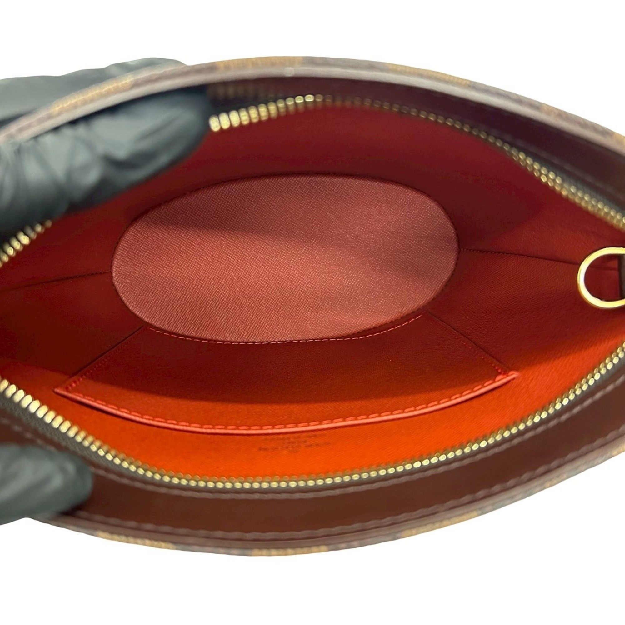 Louis Vuitton Nearly unused Louis Vuitton Drouot Damier leather shoulder bag/pouch/sacoche in brown (11594) Size ONE SIZE - 9 Thumbnail