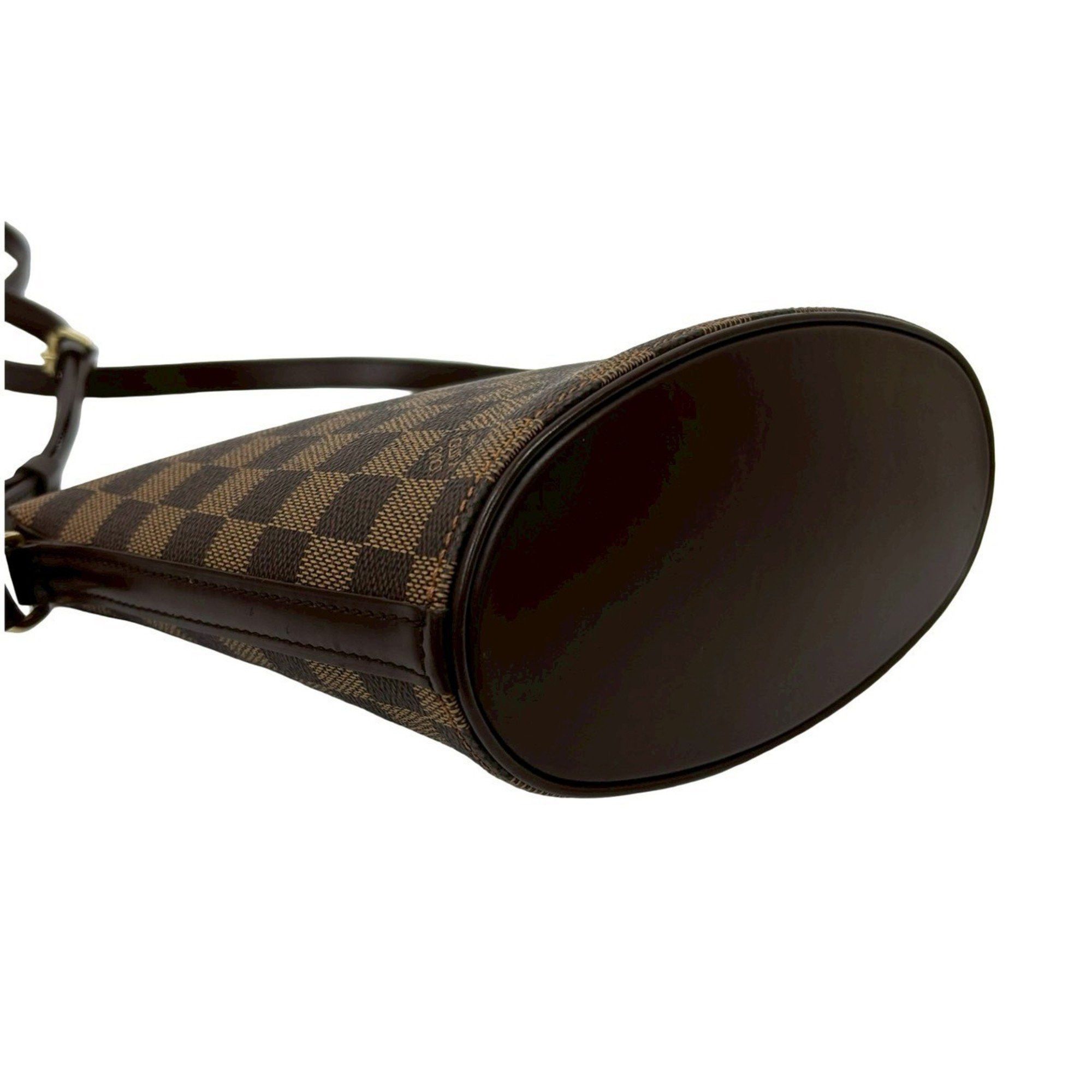 Louis Vuitton Nearly unused Louis Vuitton Drouot Damier leather shoulder bag/pouch/sacoche in brown (11594) Size ONE SIZE - 7 Thumbnail