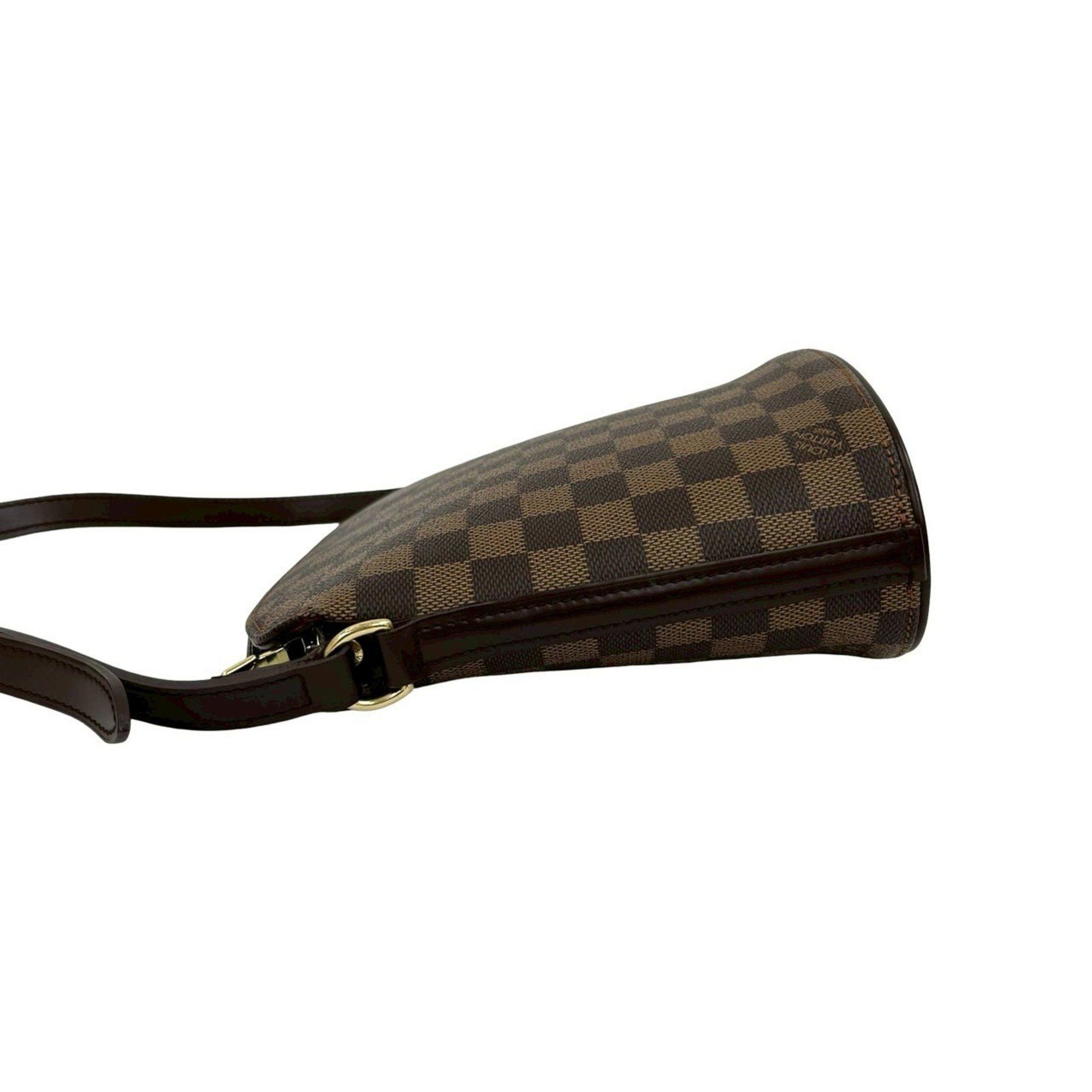 Louis Vuitton Nearly unused Louis Vuitton Drouot Damier leather shoulder bag/pouch/sacoche in brown (11594) Size ONE SIZE - 5 Thumbnail