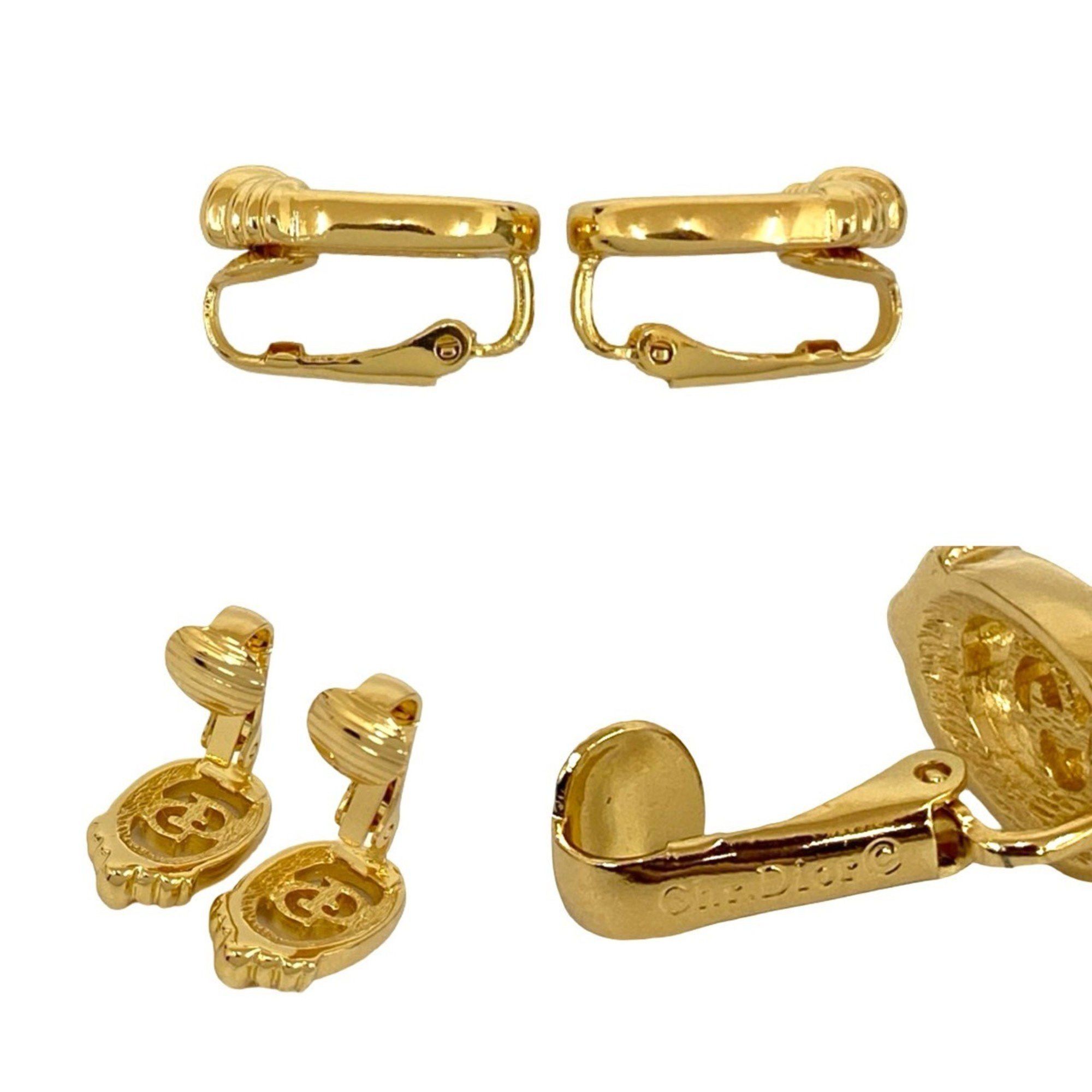 Dior Christian Dior CD logo necklace and earrings set in gold, 55862 Size ONE SIZE - 5 Thumbnail