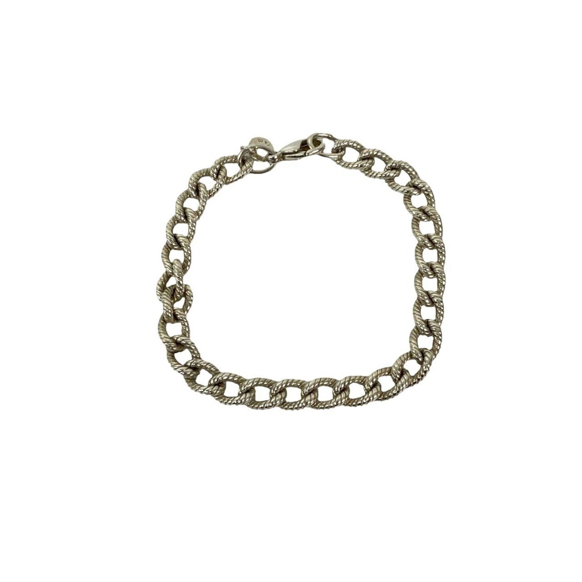 Tiffany & Co. TIFFANY & Co. Tiffany Twisted Rope Sterling Silver Bracelet Chain Bangle 24256 Size ONE SIZE - 5 Thumbnail
