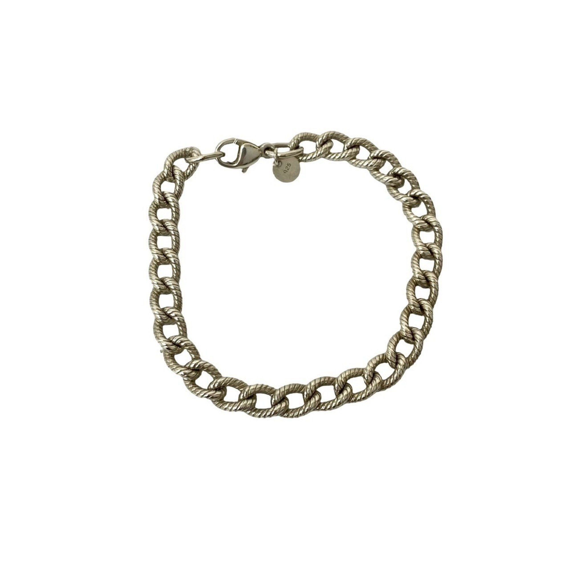 Tiffany & Co. TIFFANY & Co. Tiffany Twisted Rope Sterling Silver Bracelet Chain Bangle 24256 Size ONE SIZE - 4 Thumbnail