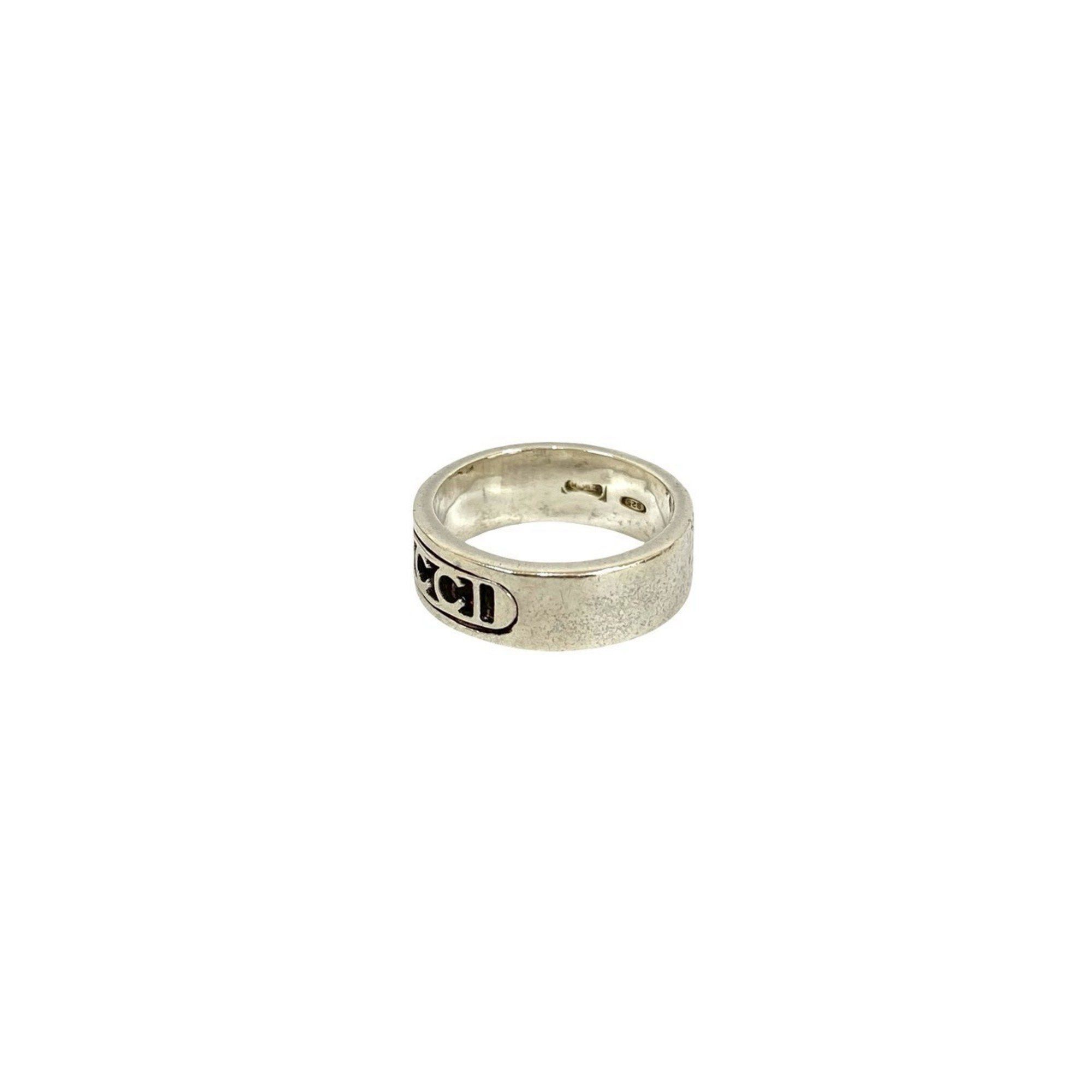 Gucci Gucci Logo Silver 925 Ring, Size 12, for Men and Women, 92267 Size ONE SIZE - 3 Thumbnail