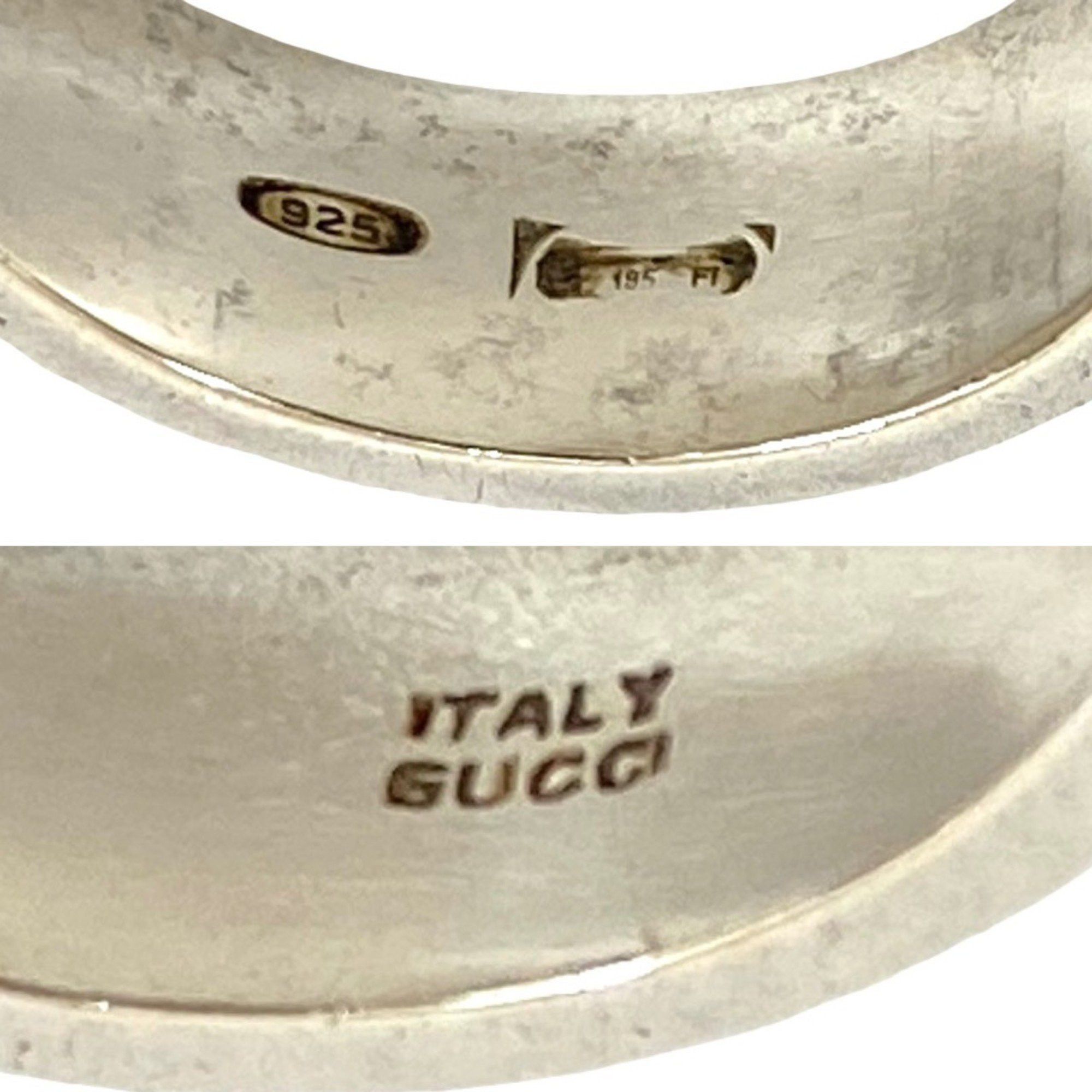 Gucci Gucci Logo Silver 925 Ring, Size 12, for Men and Women, 92267 Size ONE SIZE - 2 Thumbnail