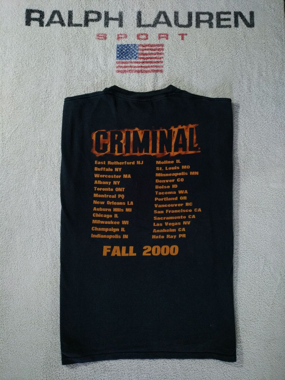 Vintage Vintage Eminem Criminal tour 2000 t-shirt | Grailed