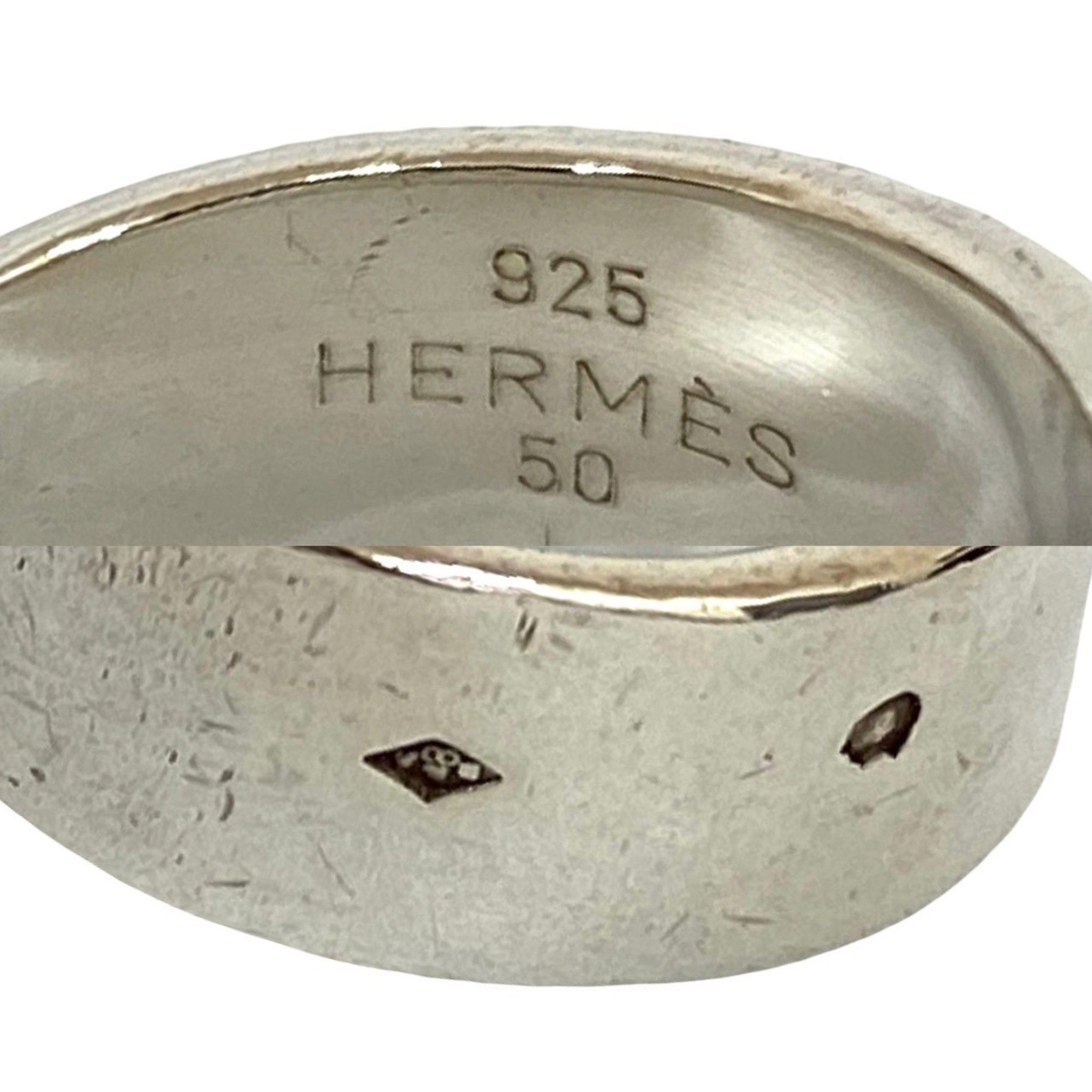 Hermes HERMES Cheval Horse Ring, 925 Sterling Silver, Size 8, Women's, 11342 Size ONE SIZE - 2 Thumbnail