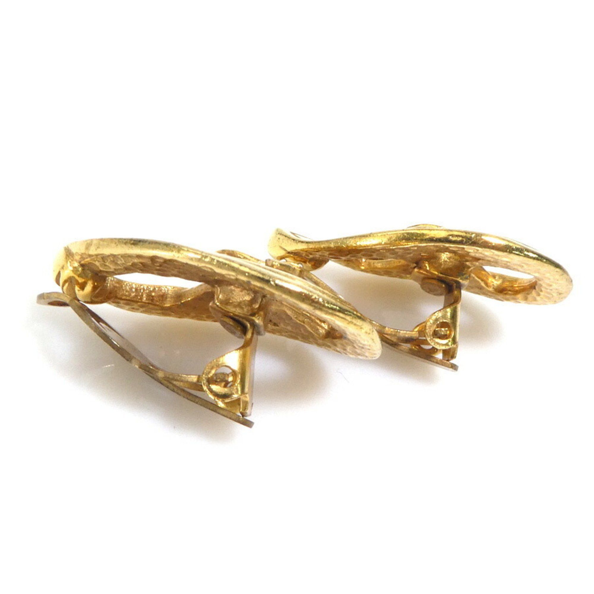 Chanel CHANEL Coco Mark Metal Gold Earrings for Women e60941g Size ONE SIZE - 2 Thumbnail
