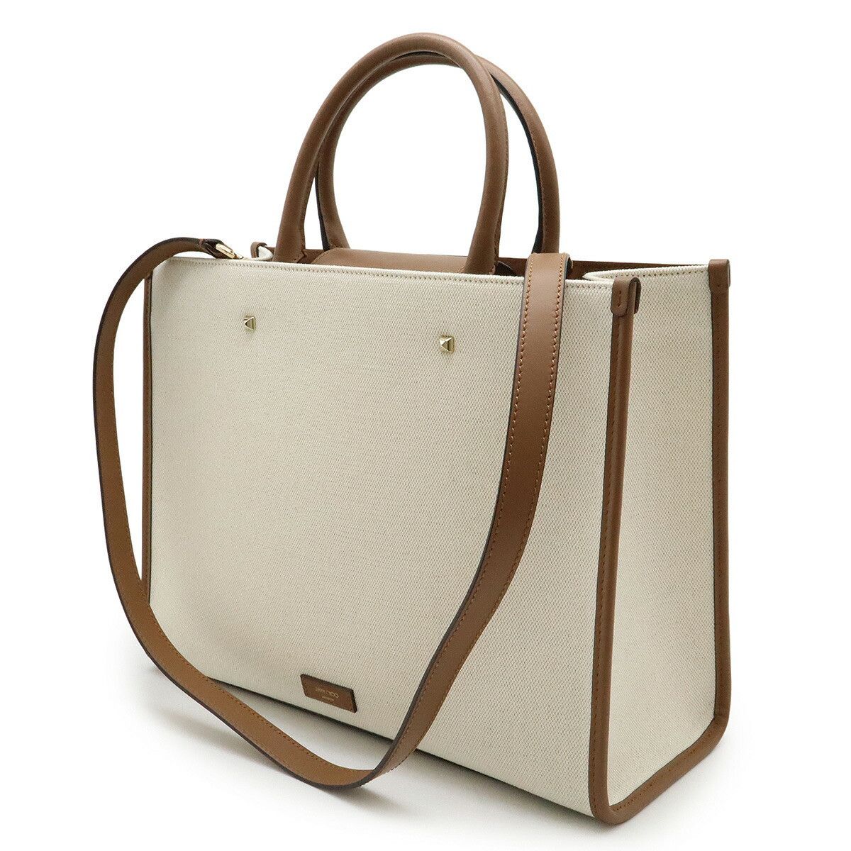 Jimmy Choo Jimmy Choo Jimmy Choo VARENNE M TOTE Canvas 2way bag Canvas Tote Bag DUTY FREE for USA Size ONE SIZE - 2 Thumbnail