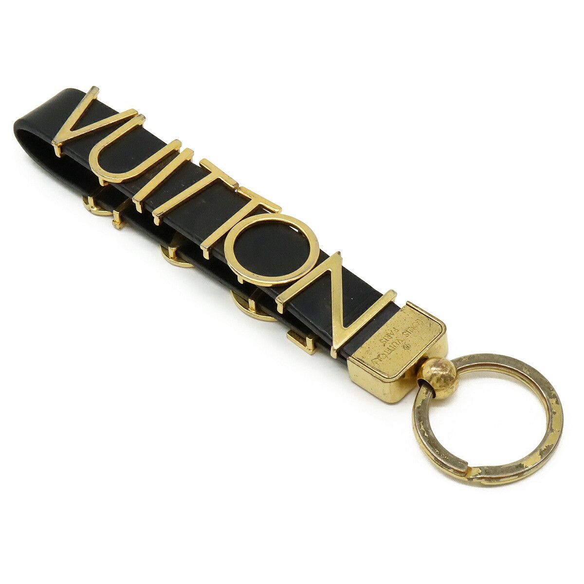 Louis Vuitton Louis Vuitton Louis Vuitton Porte Cles Dragonne Lettering Leather Key Holder Leather Key Chain M68462 DUTY FREE for USA Size ONE SIZE - 2 Thumbnail