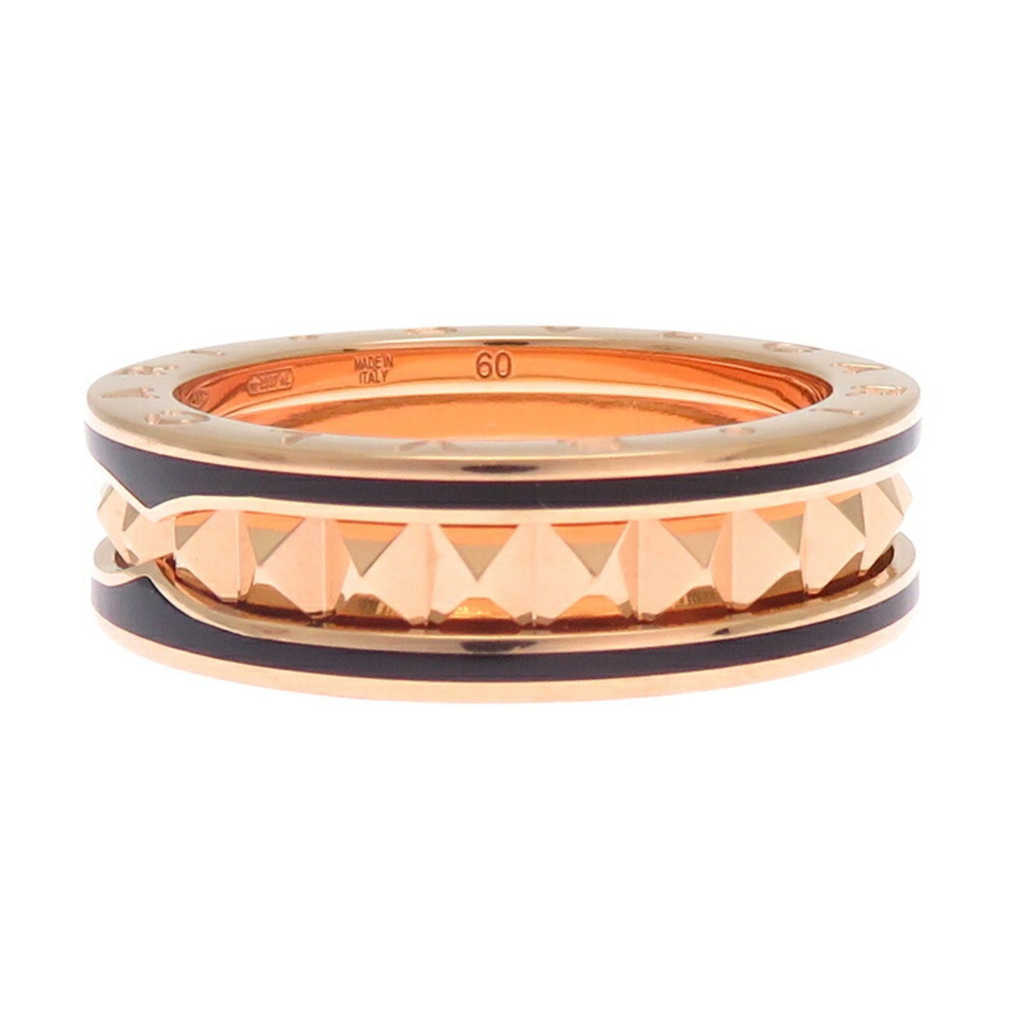 Bvlgari Bvlgari #60 B.zero1 Rock 1-Band Women's and Men's Ring, 358258, 750 Pink Gold, Size 19.5 Size ONE SIZE - 4 Thumbnail