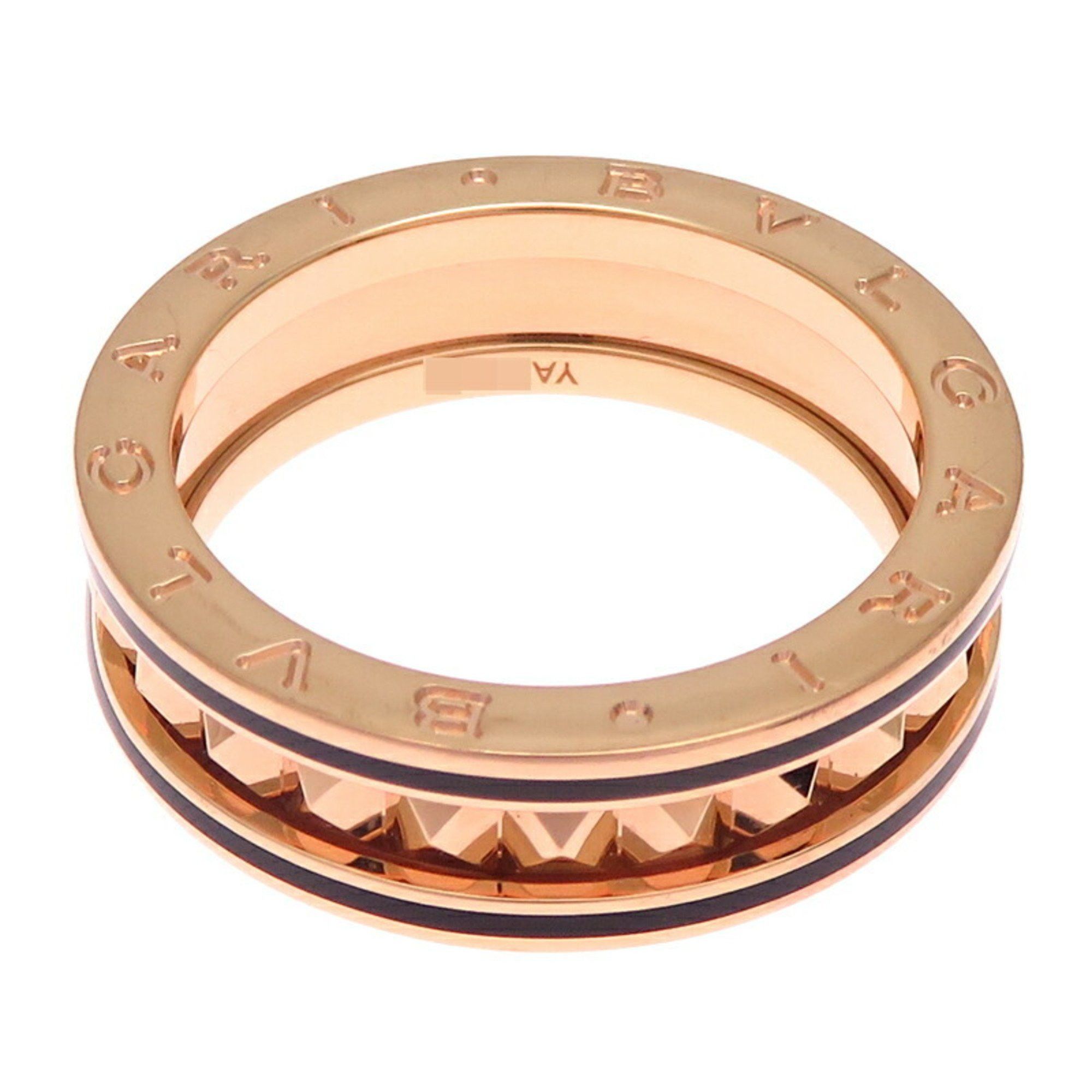 Bvlgari Bvlgari #60 B.zero1 Rock 1-Band Women's and Men's Ring, 358258, 750 Pink Gold, Size 19.5 Size ONE SIZE - 3 Thumbnail