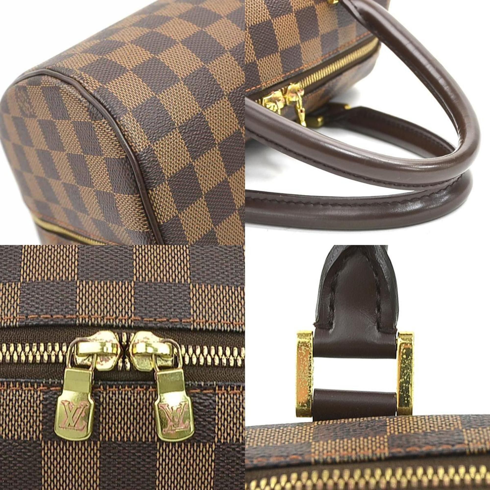 Louis Vuitton Louis Vuitton Damier Rivera MM Handbag in Canvas, Brown and Gold, Women's, N41434 e60935a Size ONE SIZE - 4 Thumbnail