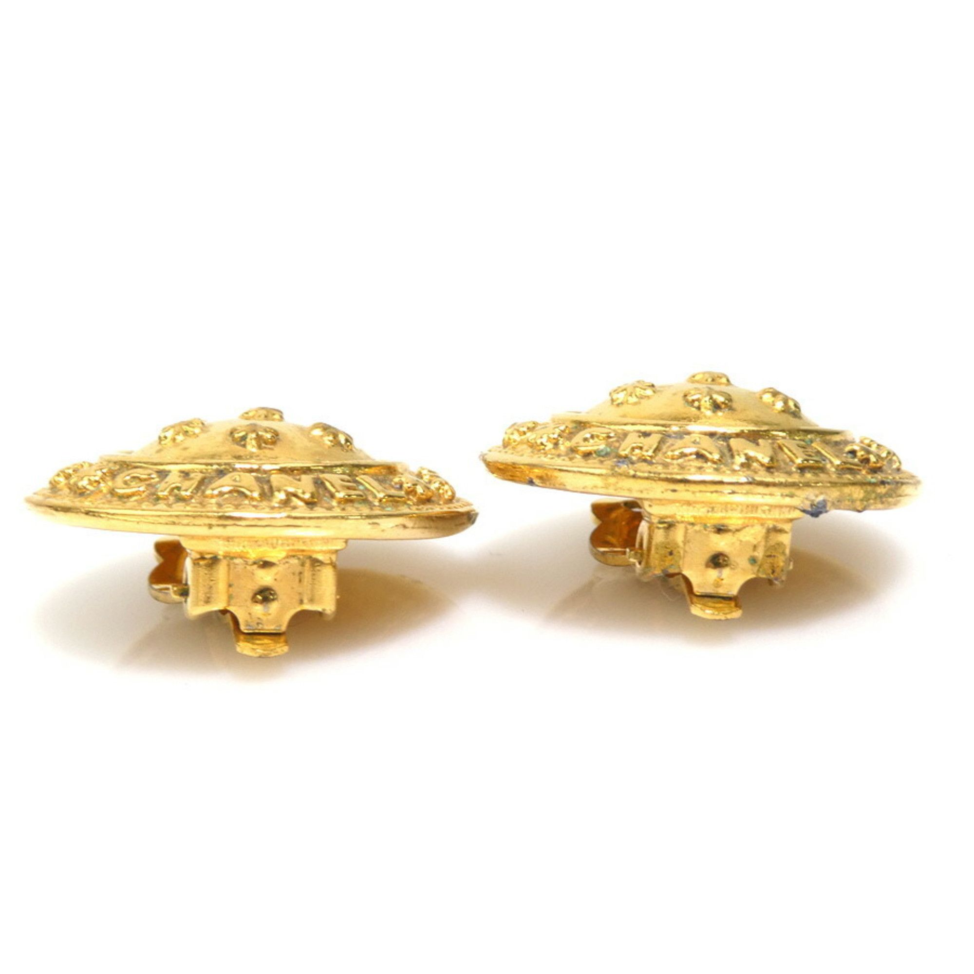 Chanel CHANEL Metal Gold Earrings for Women e60943g Size ONE SIZE - 3 Thumbnail