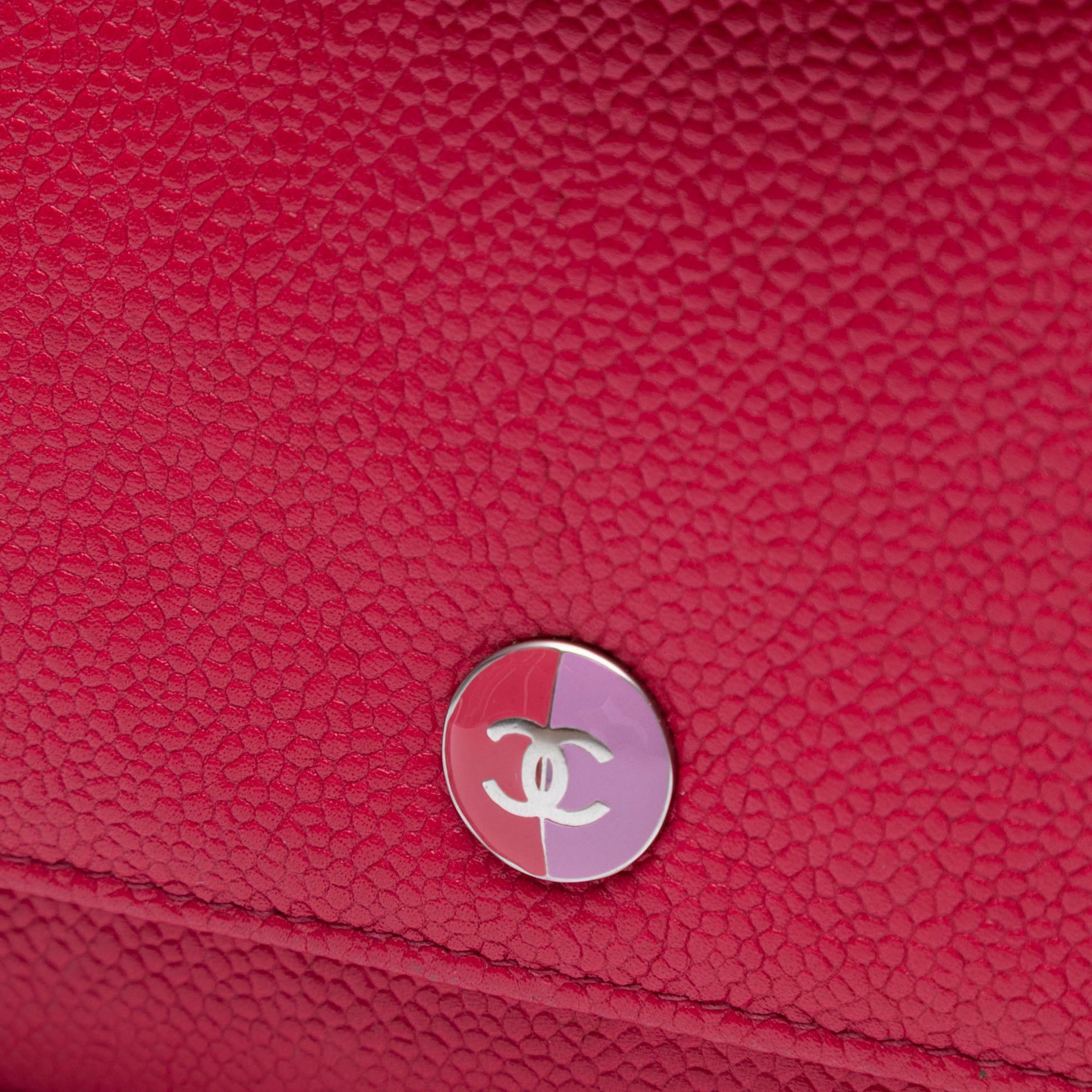 Chanel Chanel Caviar Bicolor CC Wallet On Chain Size ONE SIZE - 6 Thumbnail
