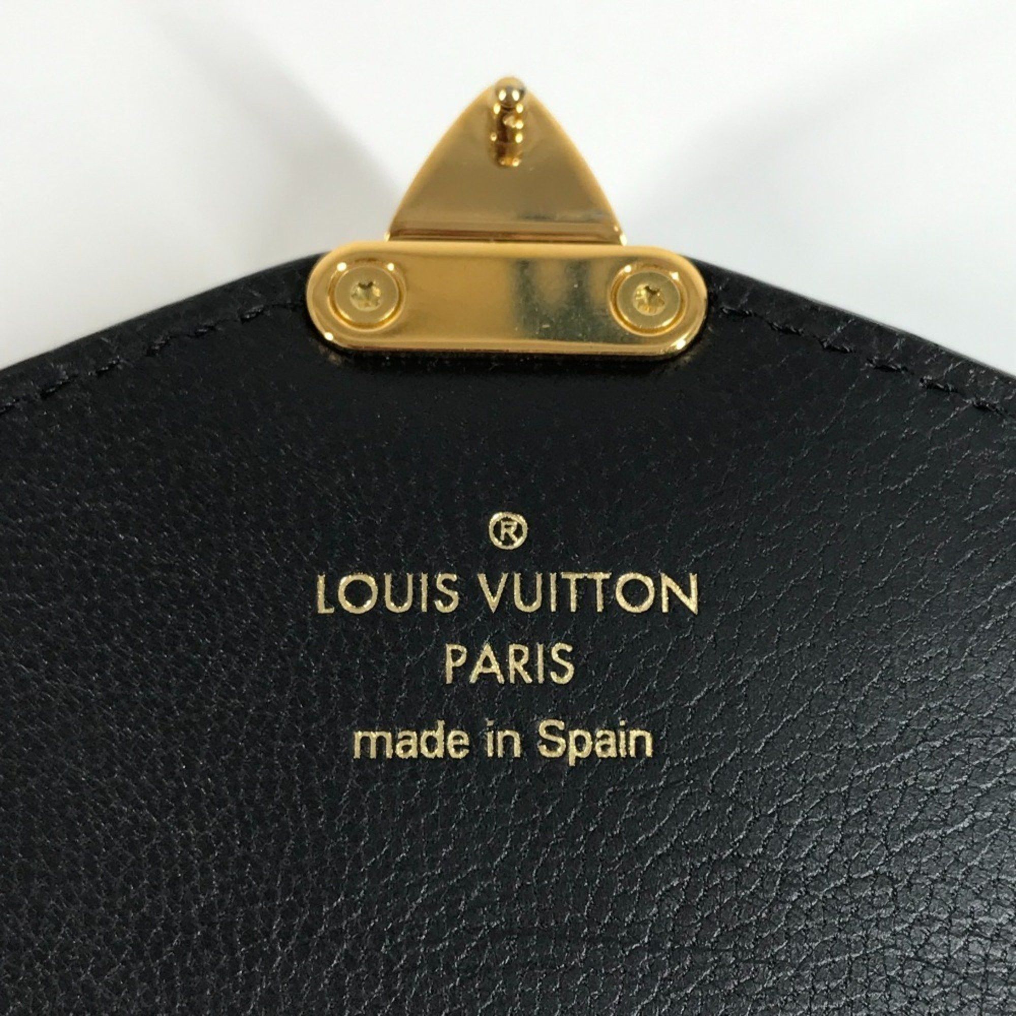 Louis Vuitton Louis Vuitton Bi-fold Flap Long Wallet in Calfskin Leather, Unisex, Black Size ONE SIZE - 10 Thumbnail