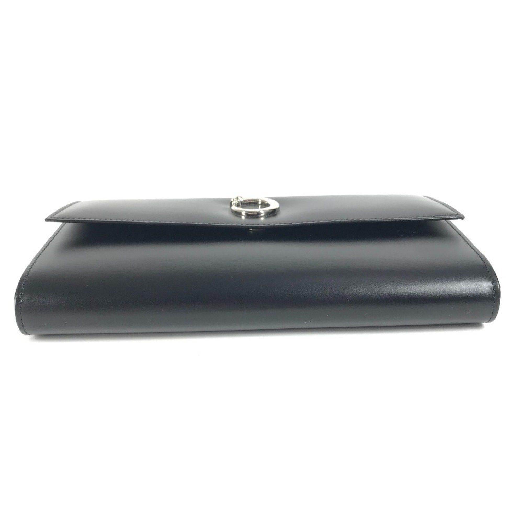 Cartier CARTIER Panthère Bifold Long Wallet Leather Unisex Black Size ONE SIZE - 5 Thumbnail