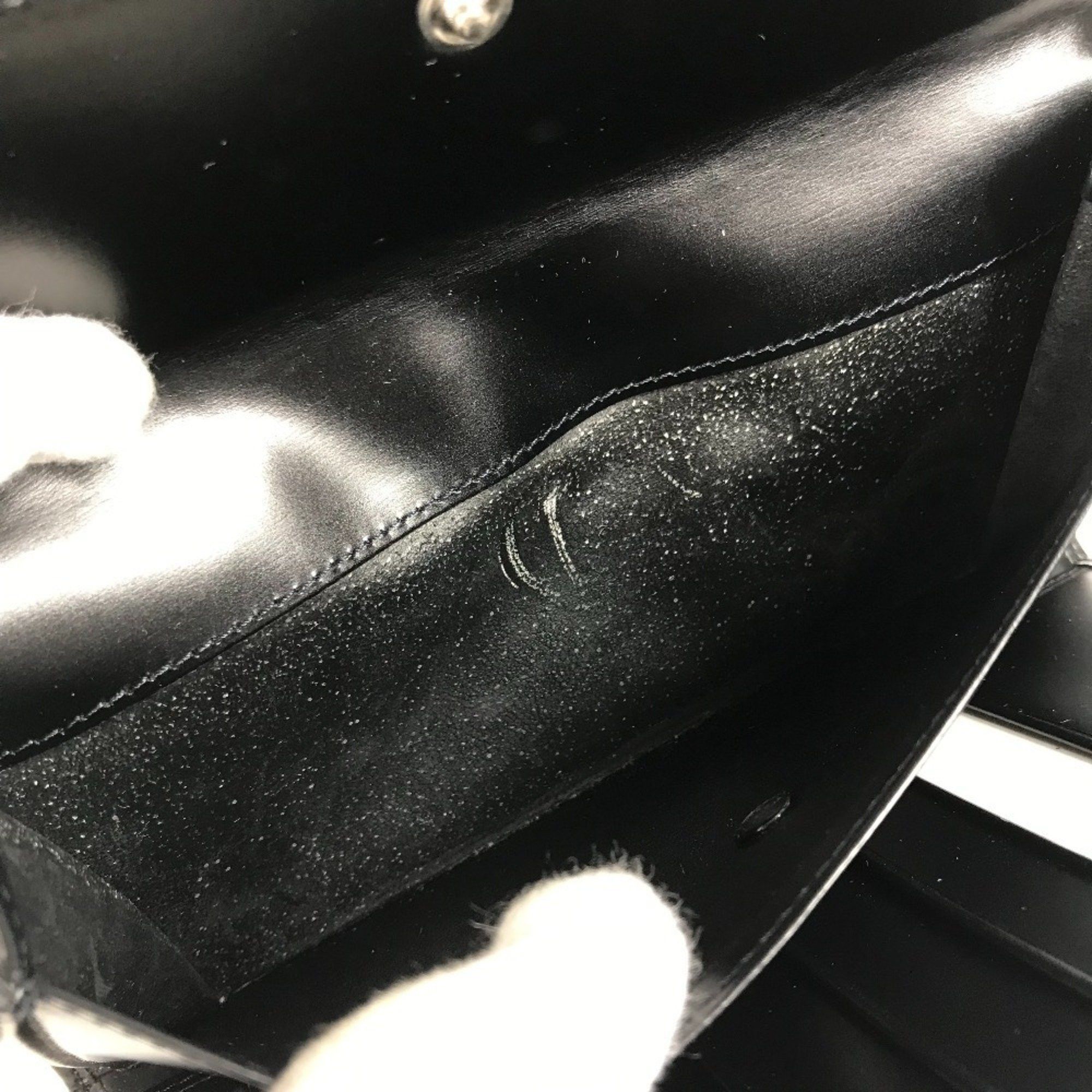 Cartier CARTIER Panthère Bifold Long Wallet Leather Unisex Black Size ONE SIZE - 12 Thumbnail