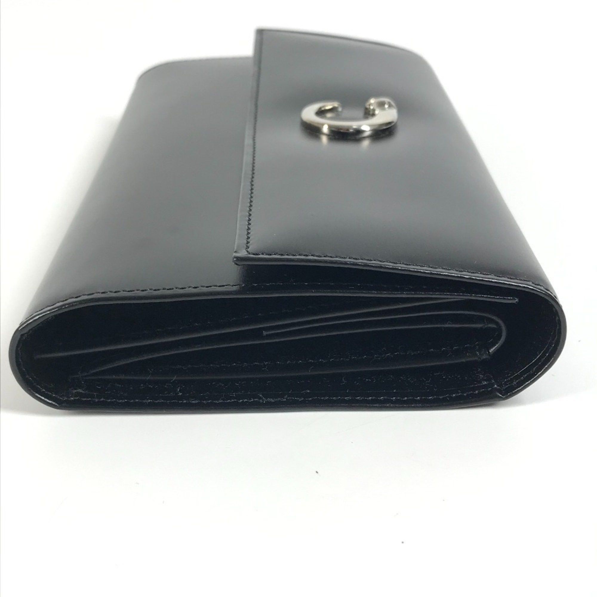 Cartier CARTIER Panthère Bifold Long Wallet Leather Unisex Black Size ONE SIZE - 4 Thumbnail