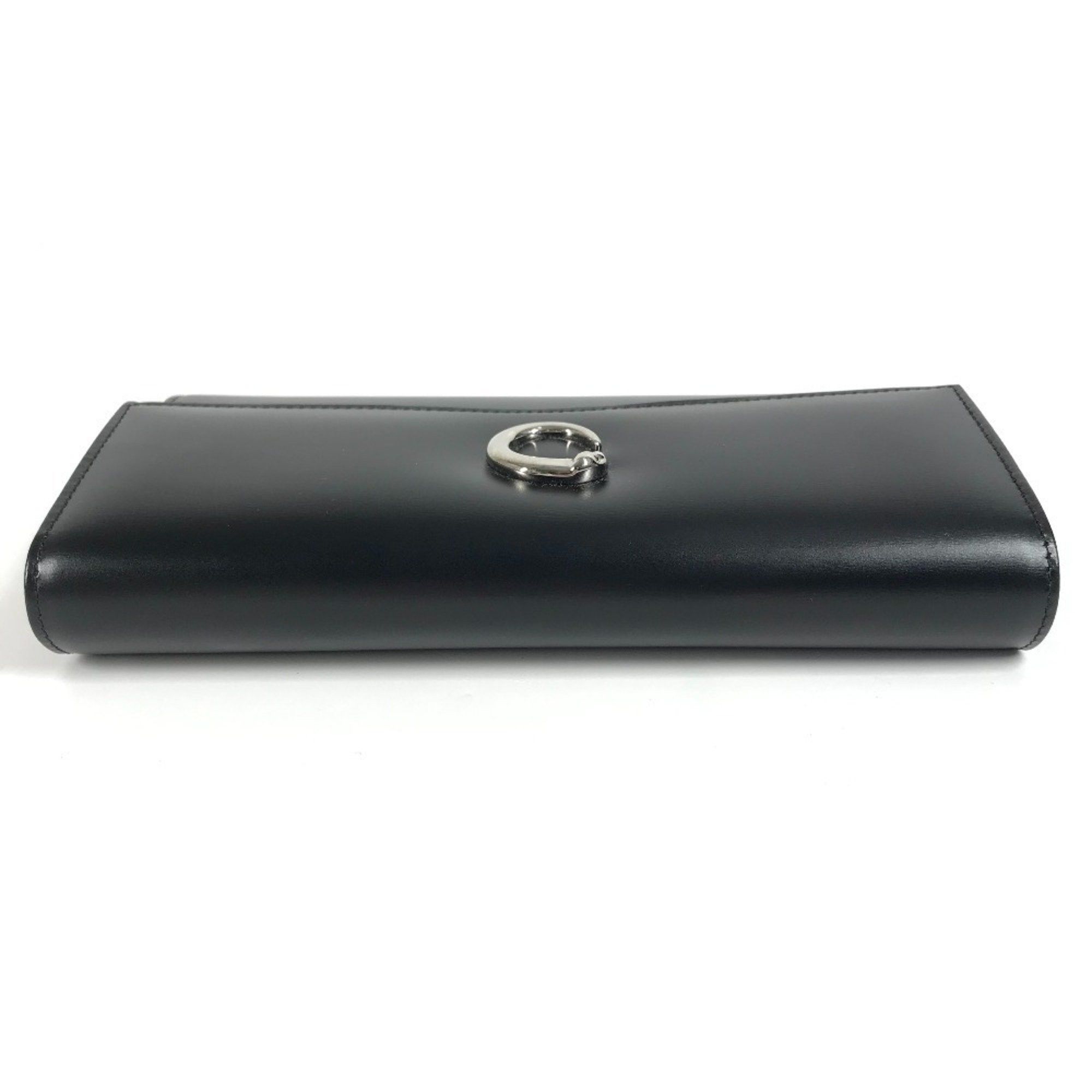 Cartier CARTIER Panthère Bifold Long Wallet Leather Unisex Black Size ONE SIZE - 6 Thumbnail