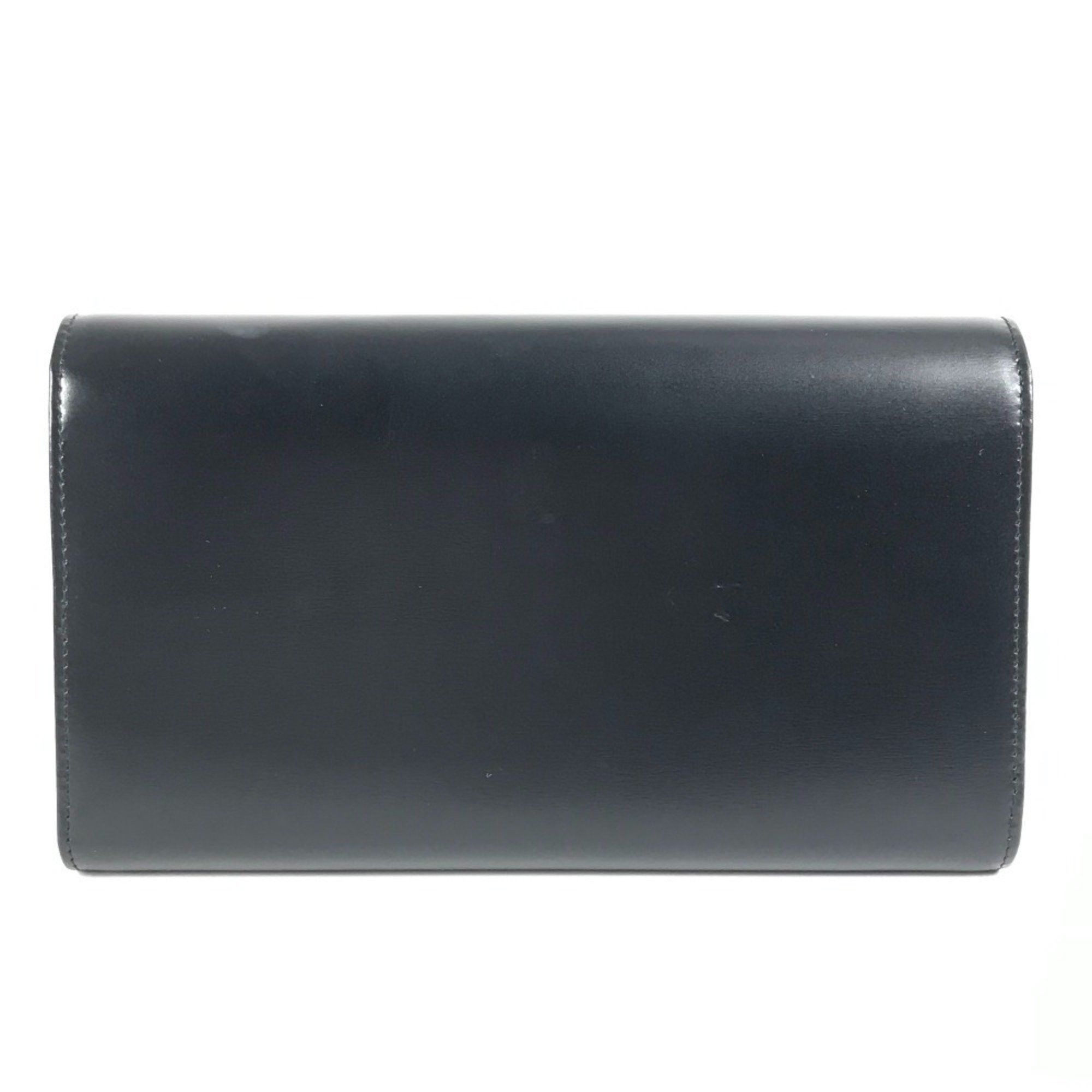 Cartier CARTIER Panthère Bifold Long Wallet Leather Unisex Black Size ONE SIZE - 2 Thumbnail