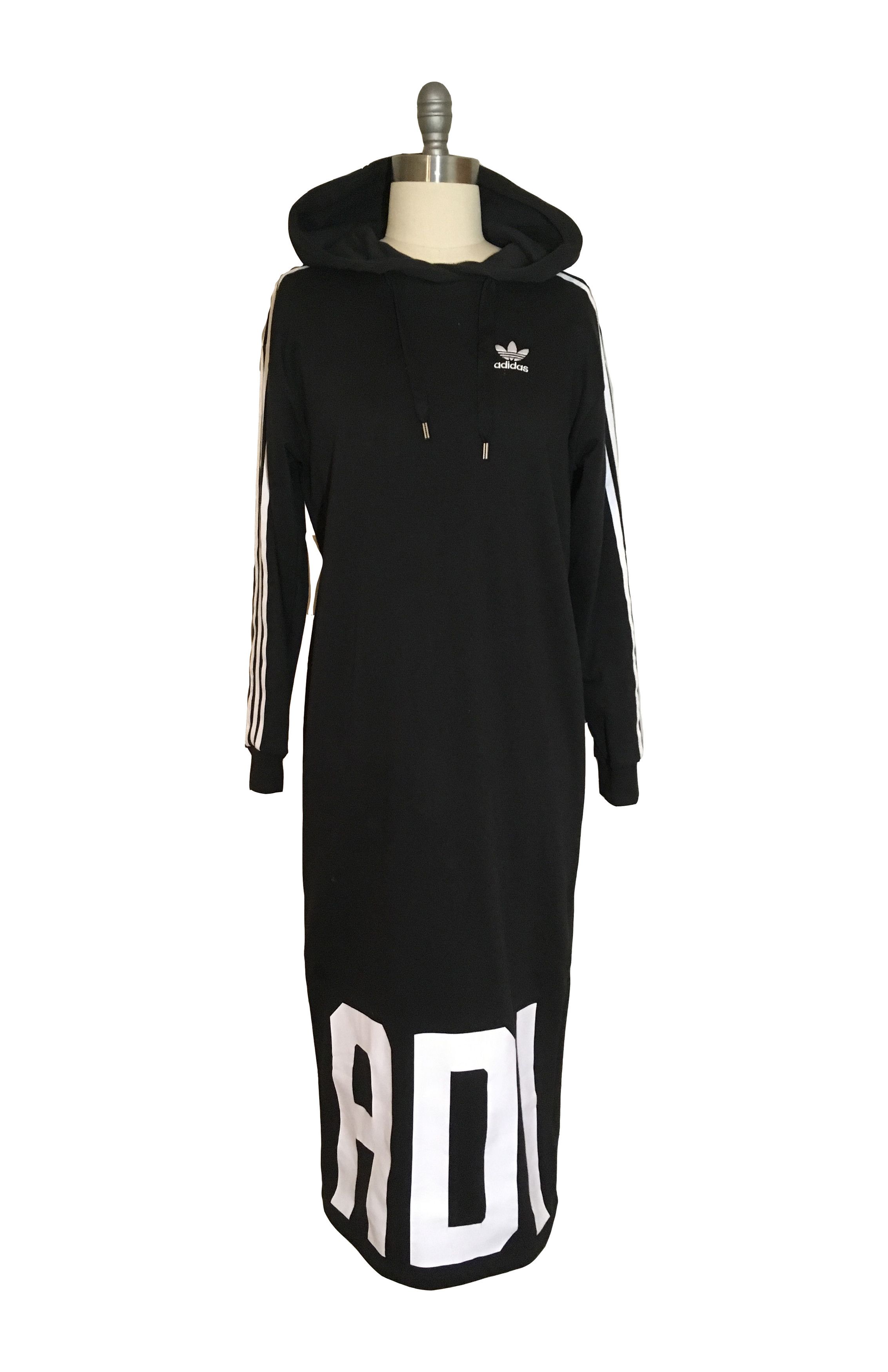 Adidas long best sale hoodie dress