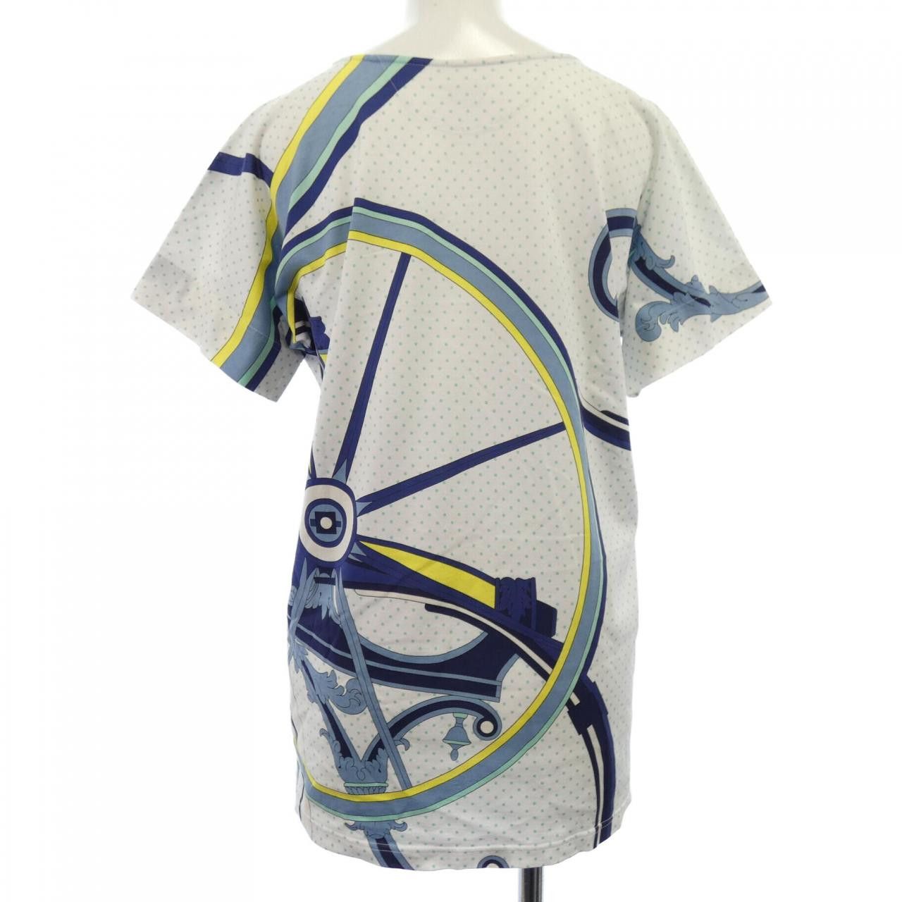Hermes Hermes Hermes WASHINGTON'S CARRIAGE JERSEY T-shirt Cotton T-Shirts DUTY FREE for USA Size ONE SIZE - 2 Thumbnail