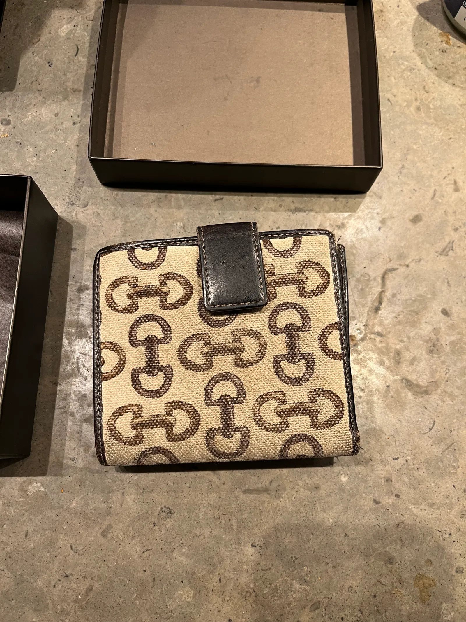 Gucci Gucci Gucci Bamboo D-ring horse-bit Wallet Size ONE SIZE - 3 Thumbnail