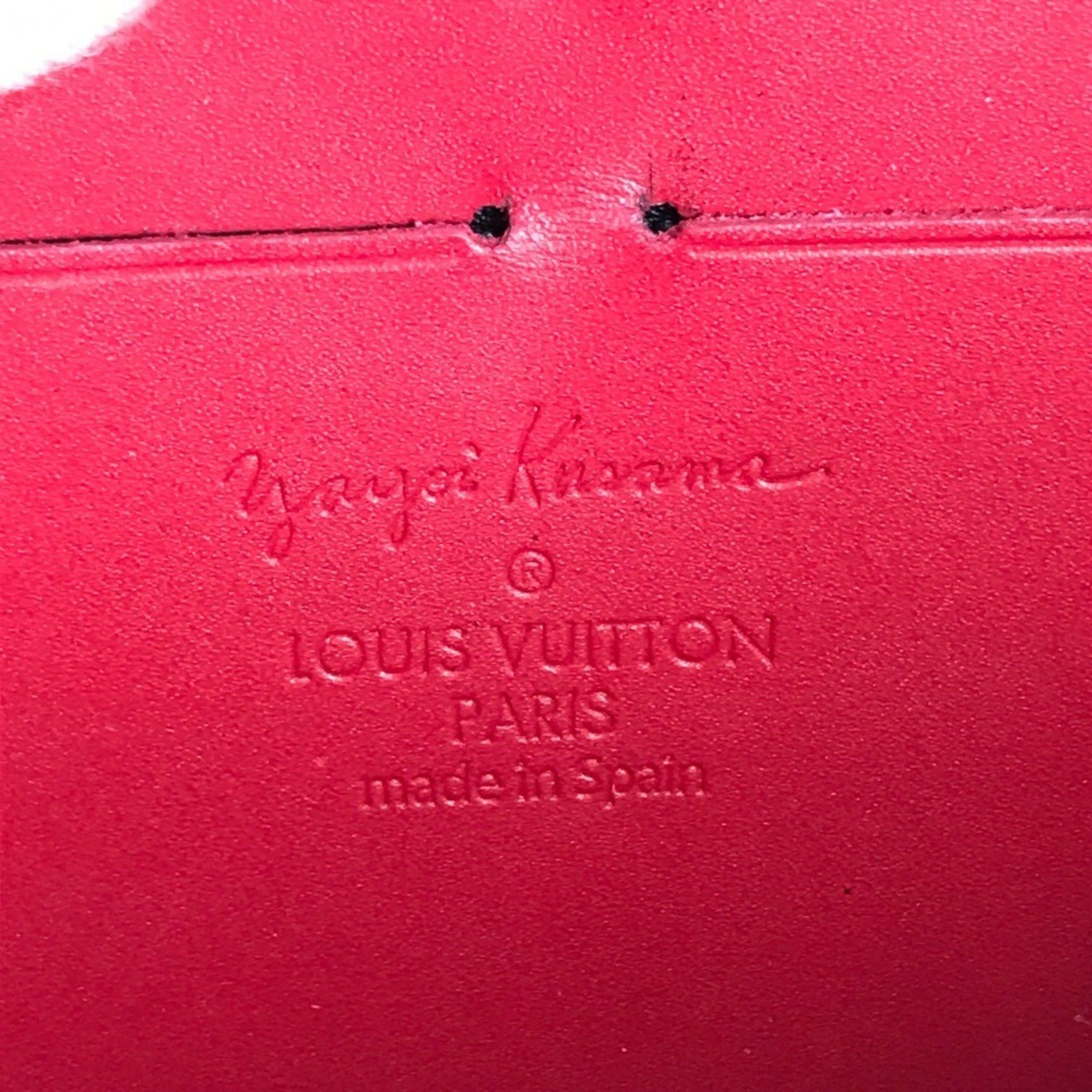 Louis Vuitton LOUIS VUITTON M91572 Vernis Dot Infinity Zippy Wallet, a collaboration with Yayoi Kusama. Patent leather long wallet, red. Women's. Size ONE SIZE - 10 Thumbnail