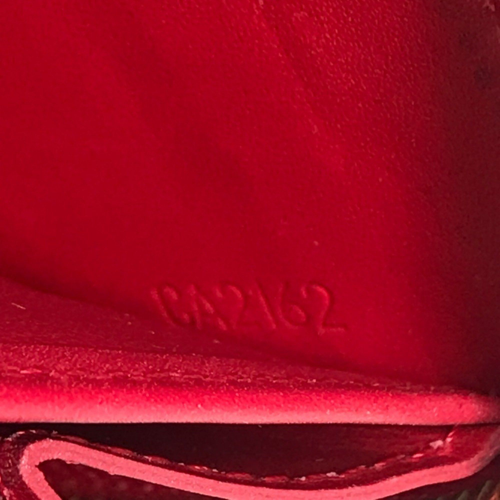 Louis Vuitton LOUIS VUITTON M91572 Vernis Dot Infinity Zippy Wallet, a collaboration with Yayoi Kusama. Patent leather long wallet, red. Women's. Size ONE SIZE - 11 Thumbnail