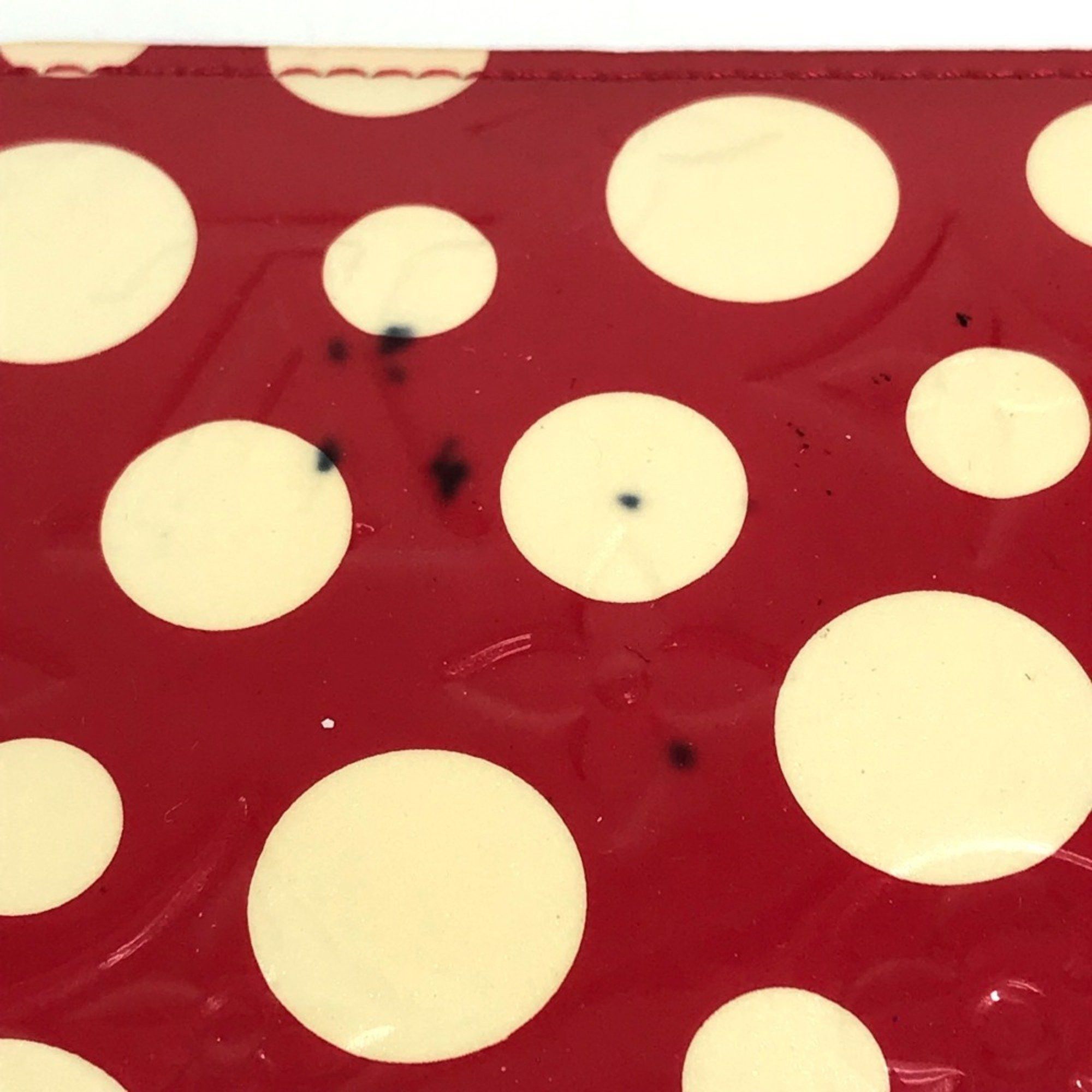 Louis Vuitton LOUIS VUITTON M91572 Vernis Dot Infinity Zippy Wallet, a collaboration with Yayoi Kusama. Patent leather long wallet, red. Women's. Size ONE SIZE - 14 Thumbnail