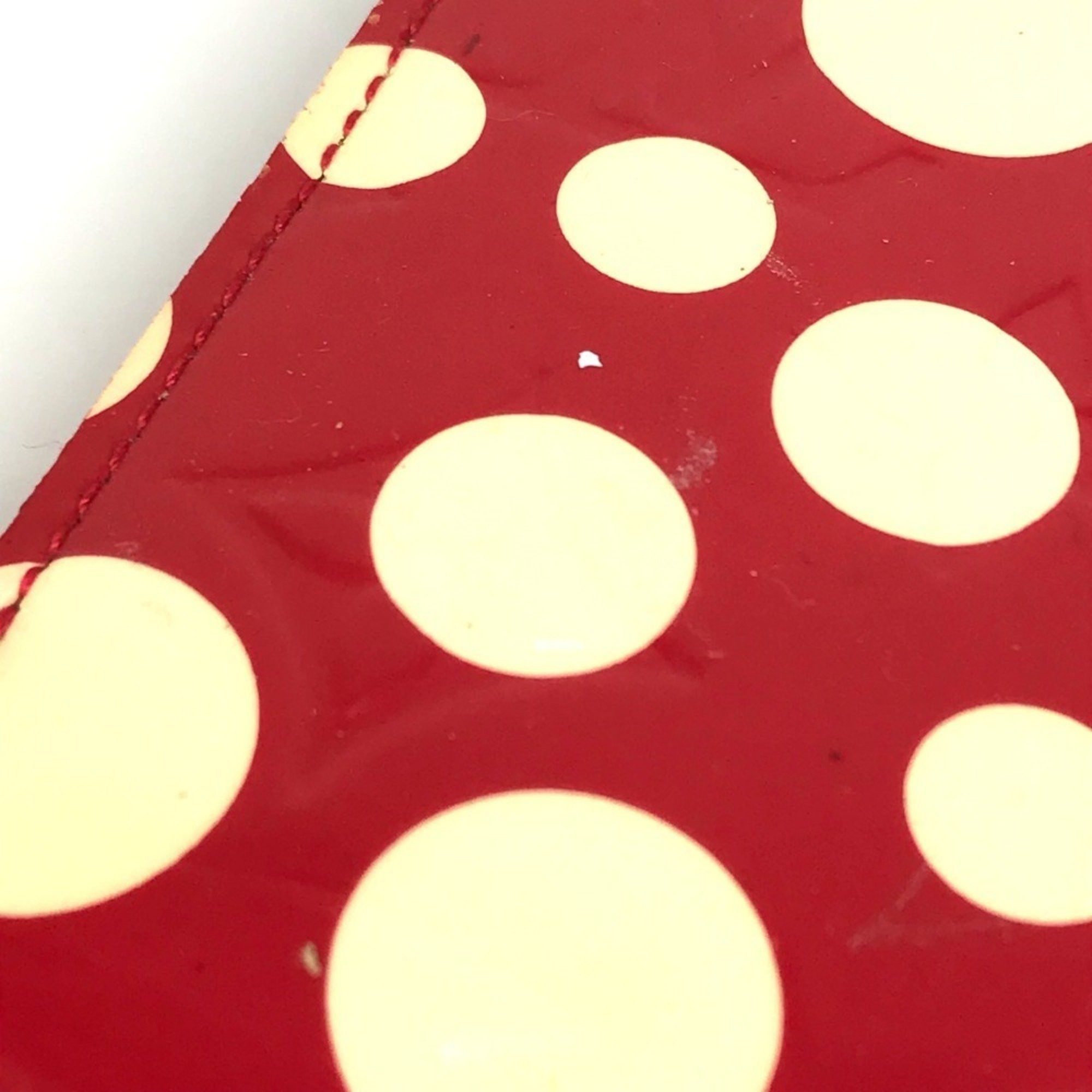 Louis Vuitton LOUIS VUITTON M91572 Vernis Dot Infinity Zippy Wallet, a collaboration with Yayoi Kusama. Patent leather long wallet, red. Women's. Size ONE SIZE - 13 Thumbnail