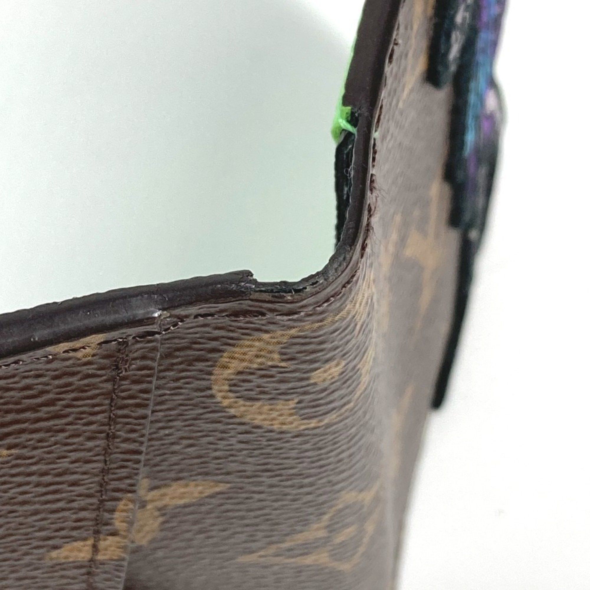Louis Vuitton LOUIS VUITTON M80154 LV Friends Monogram Patch Organizer de Poche Business Card Holder, Pass Case, Bifold Canvas, Unisex, Brown Size ONE SIZE - 13 Thumbnail