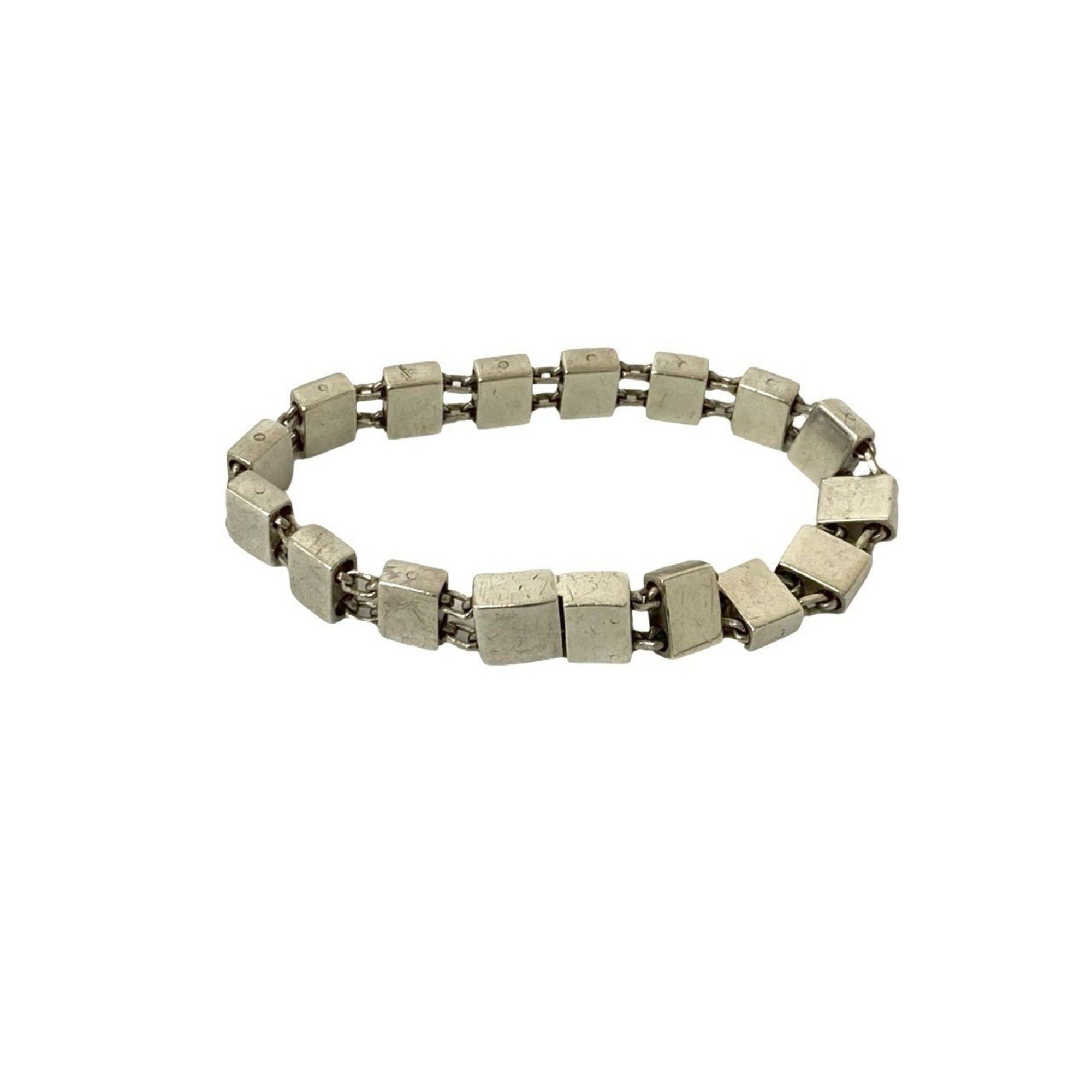 Gucci GUCCI Square Chain Bracelet in Sterling Silver (925) Bangle, 47967 Size ONE SIZE - 6 Thumbnail