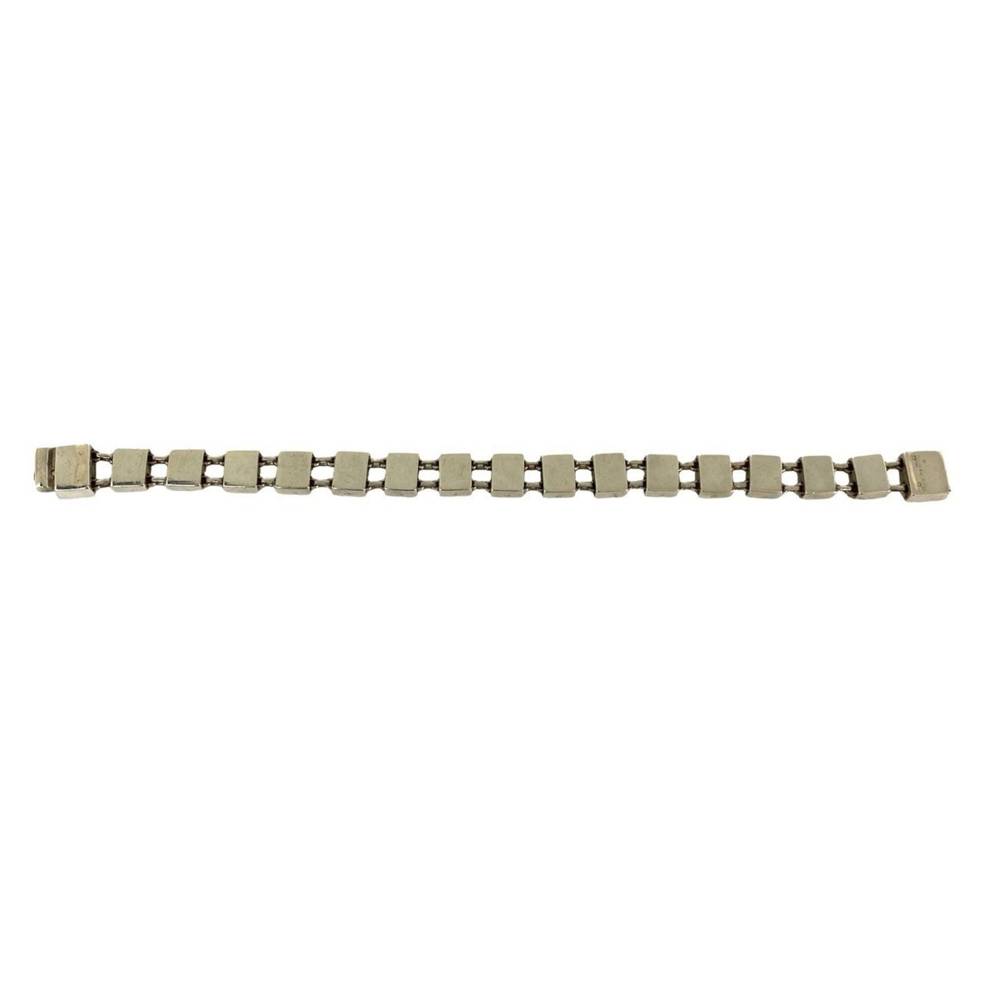 Gucci GUCCI Square Chain Bracelet in Sterling Silver (925) Bangle, 47967 Size ONE SIZE - 4 Thumbnail