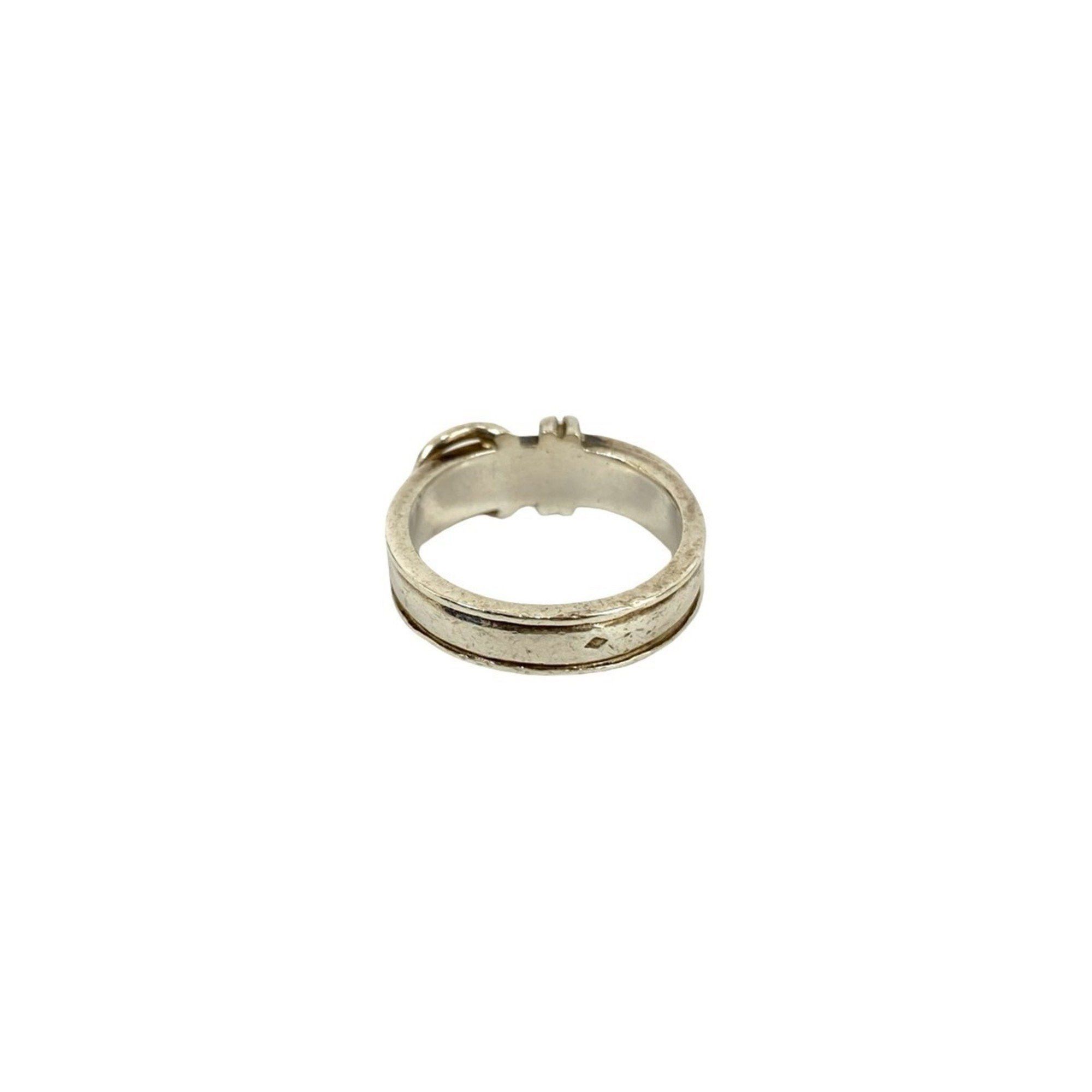 Hermes HERMES Santur Silver 925 Belt Ring, Size 8, Women's, Silver, 62422 Size ONE SIZE - 6 Thumbnail
