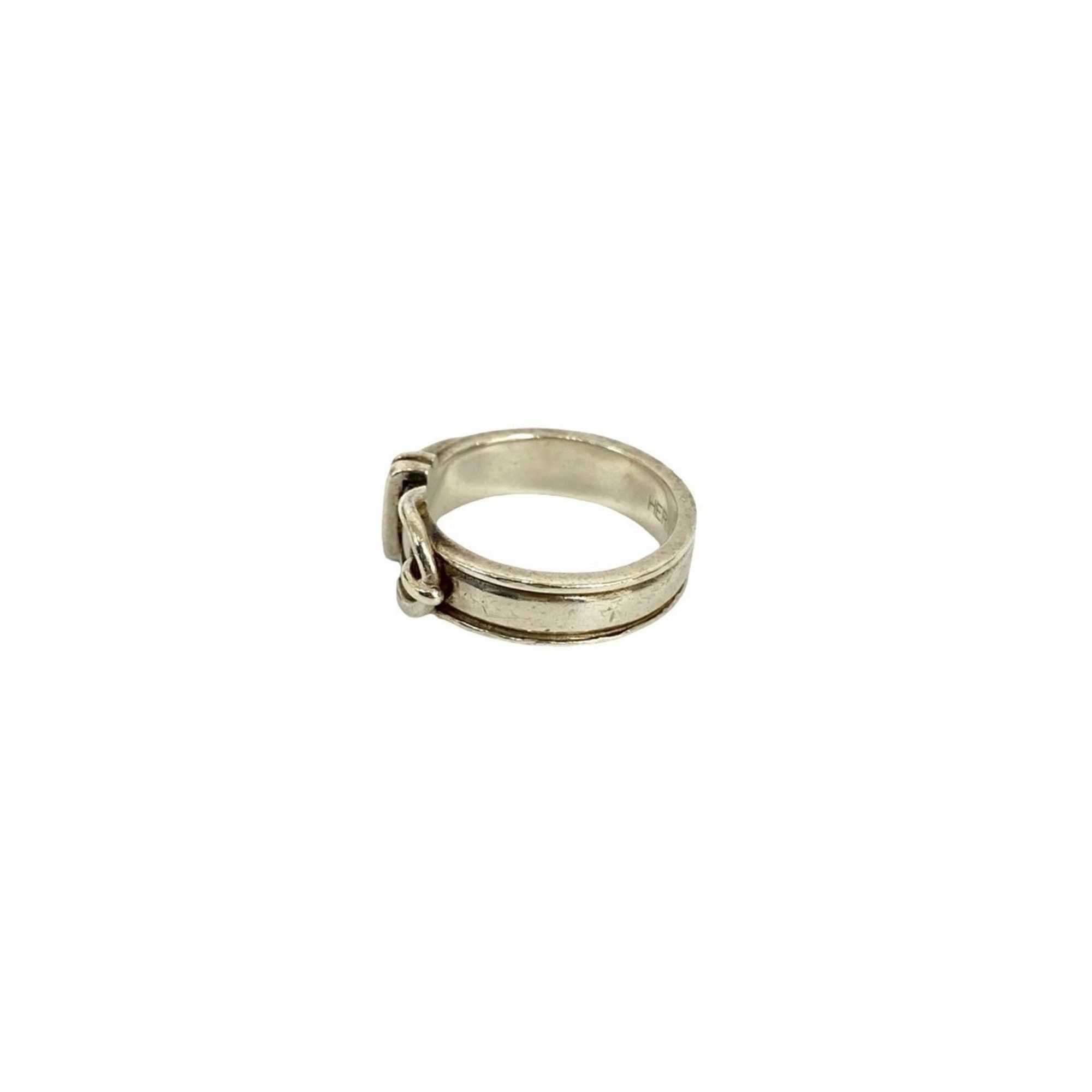 Hermes HERMES Santur Silver 925 Belt Ring, Size 8, Women's, Silver, 62422 Size ONE SIZE - 3 Thumbnail